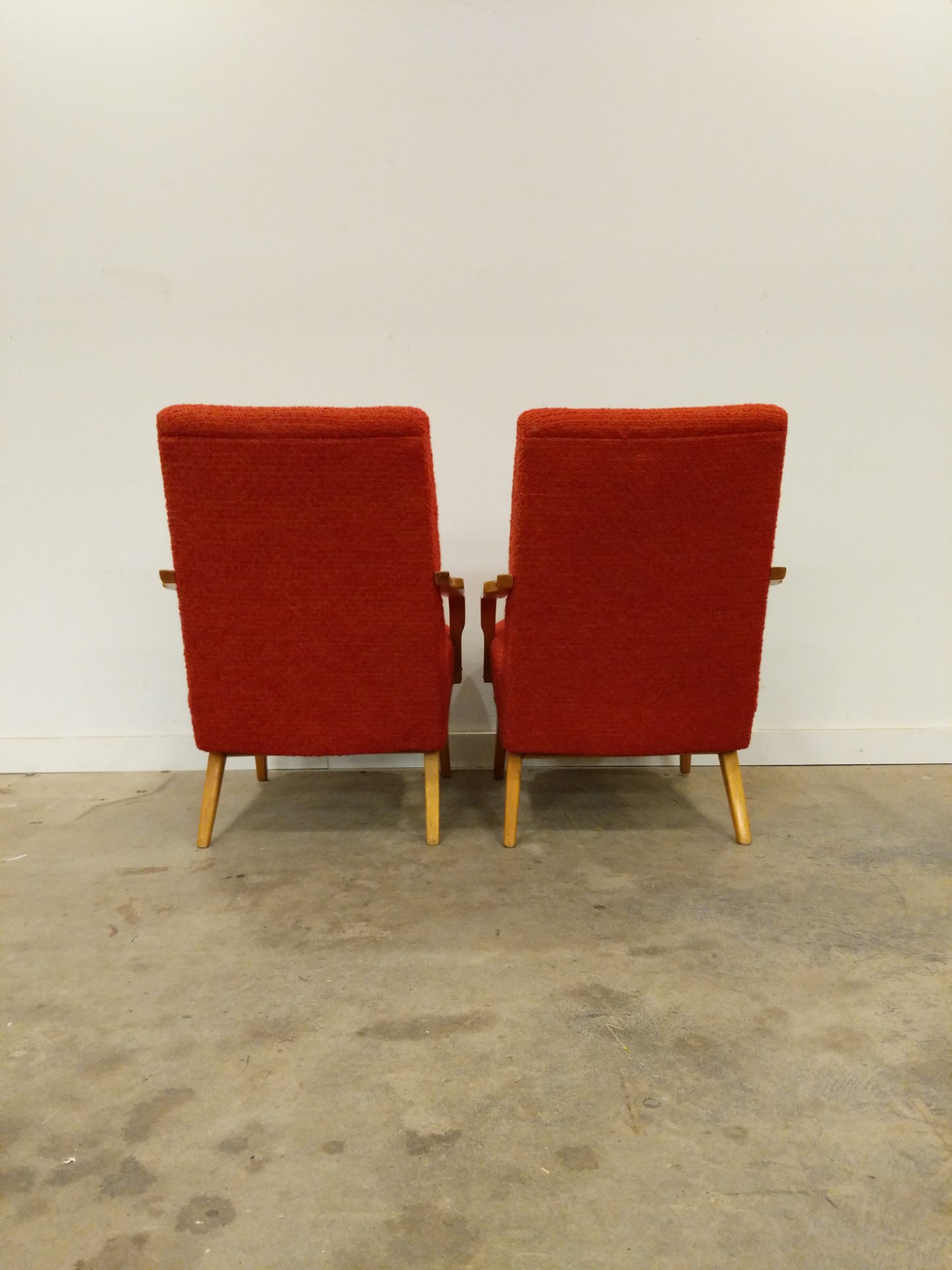 Pair of Vintage Czech Lounge Chairs