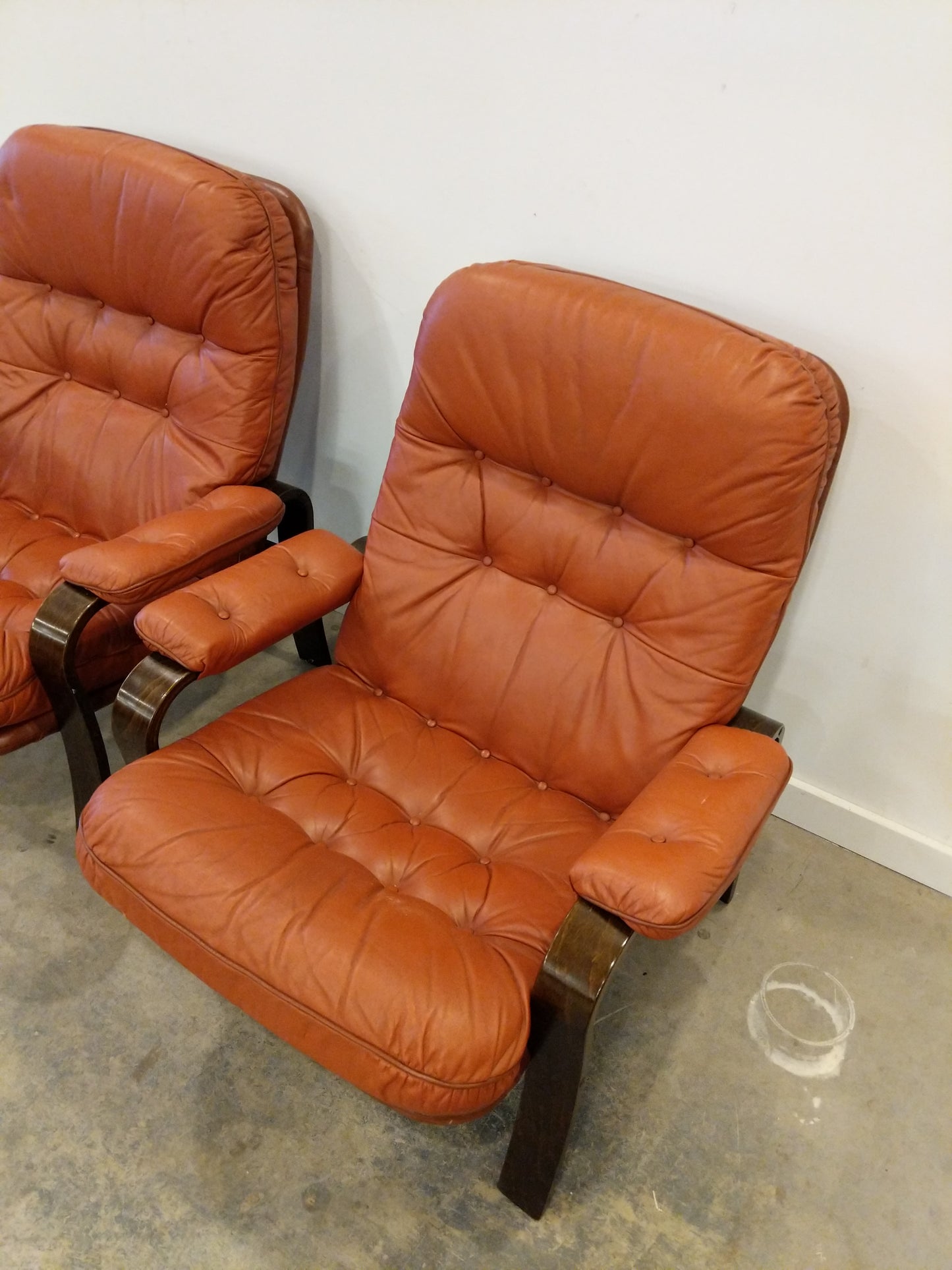 Pair of Vintage Danish Modern Lounge Chairs