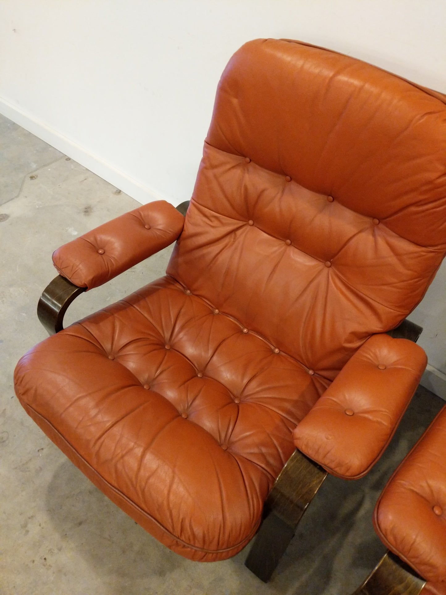 Pair of Vintage Danish Modern Lounge Chairs