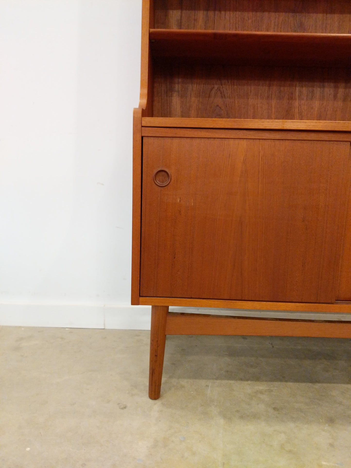 RESERVED - Vintage Danish Modern Teak Bookshelf / Cabinet