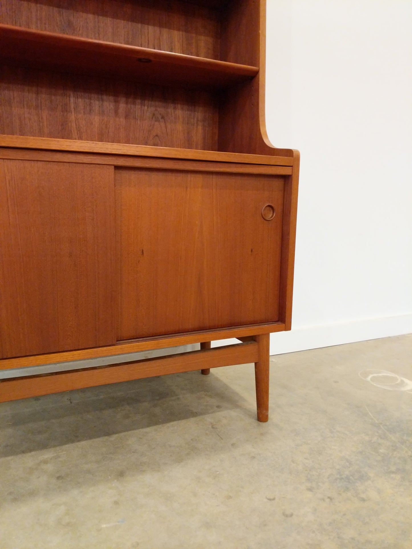 RESERVED - Vintage Danish Modern Teak Bookshelf / Cabinet