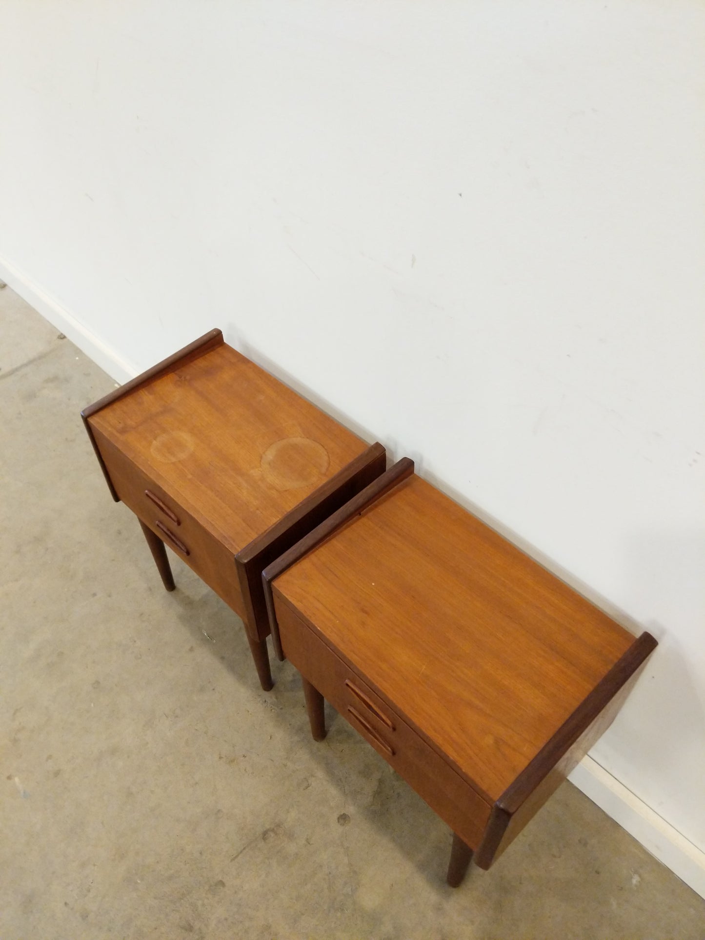 Pair of Vintage Danish Modern Teak Nightstands