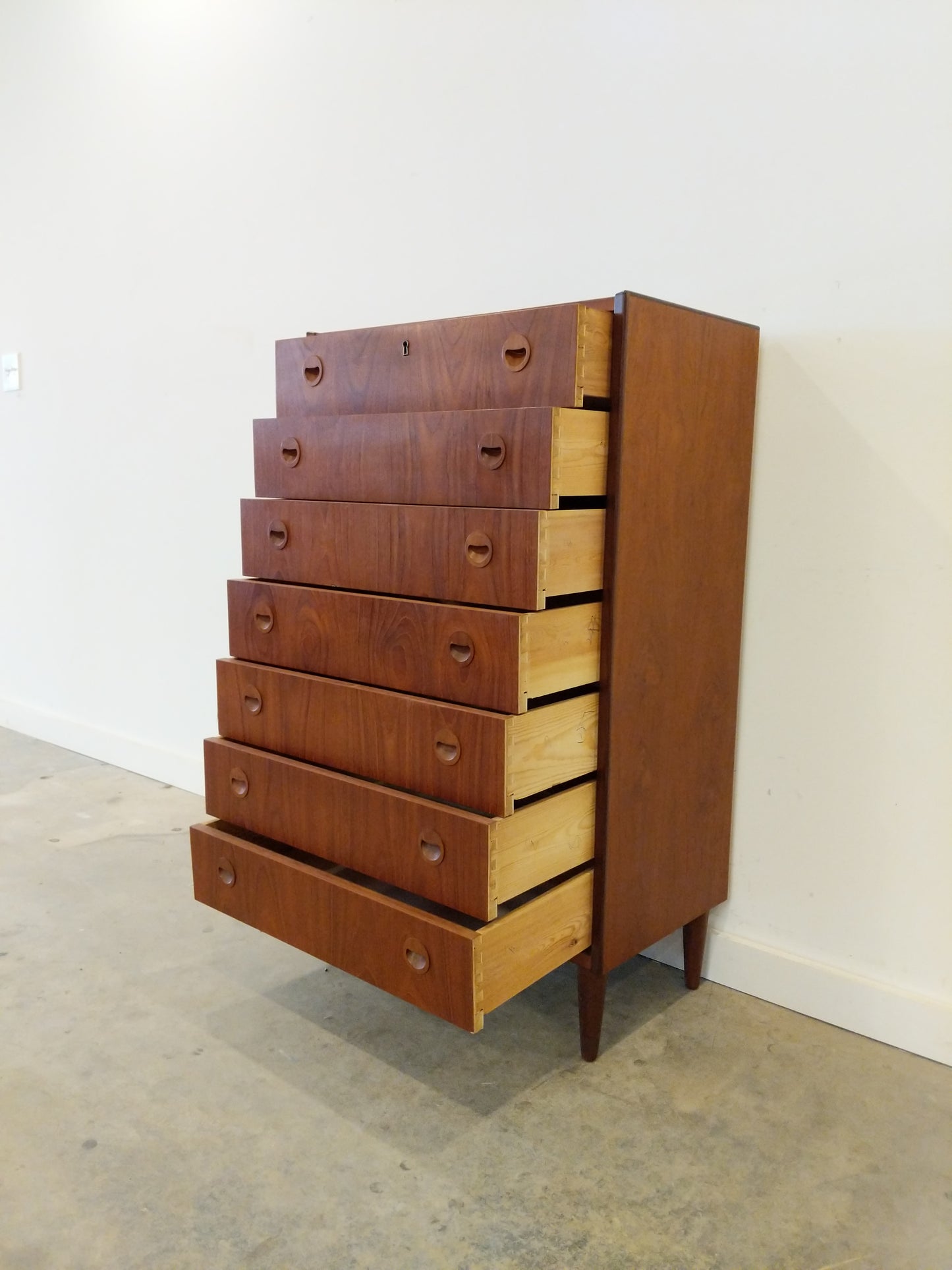 Vintage Danish Modern Teak Dresser