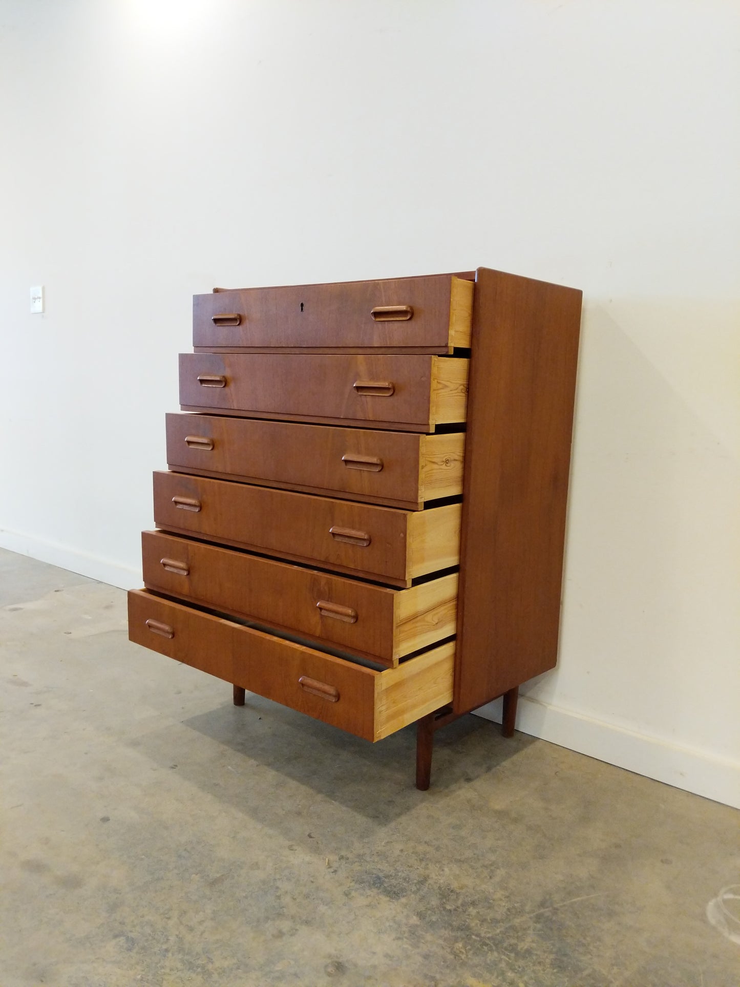 Vintage Danish Modern Teak Dresser