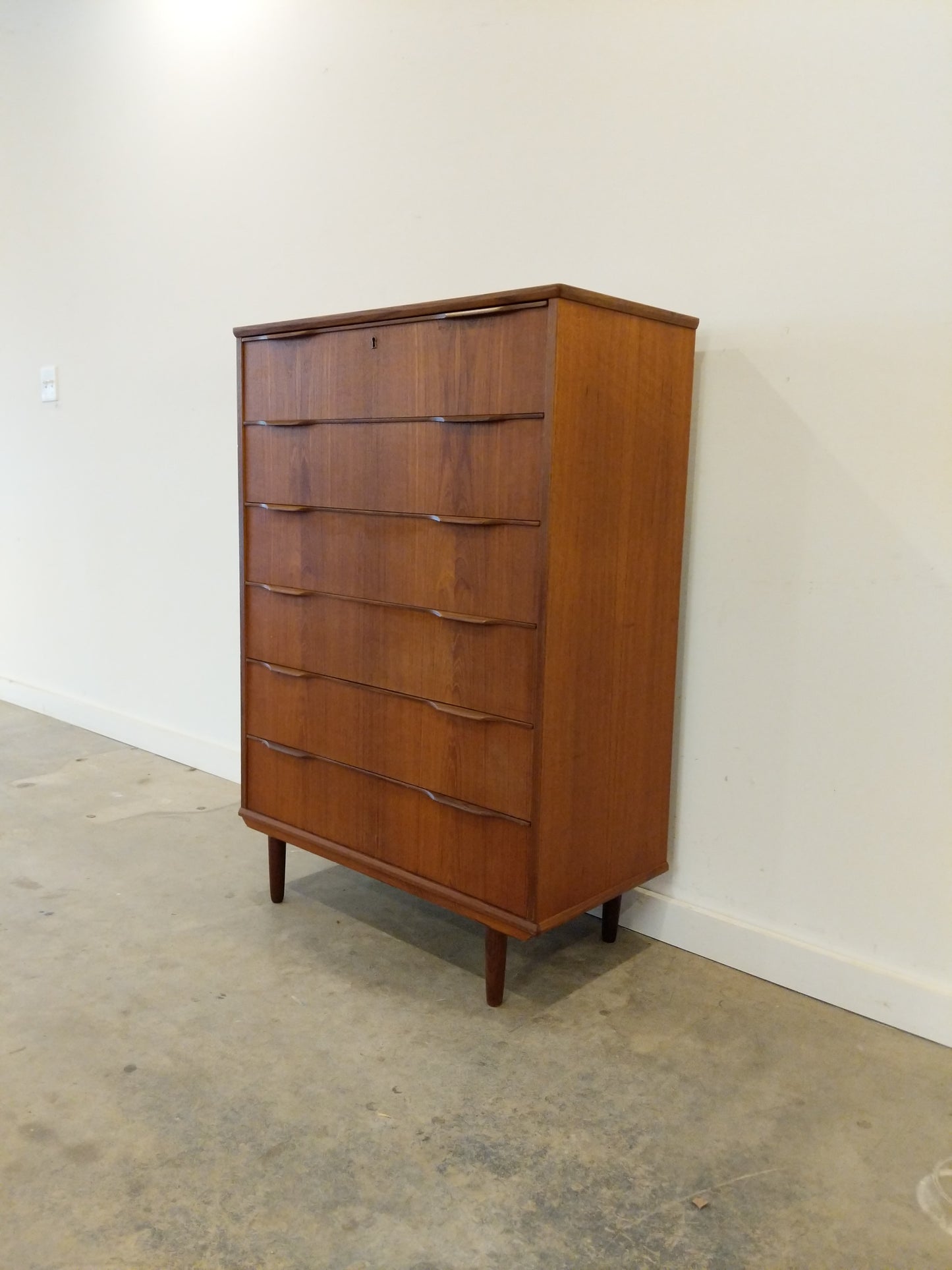 Vintage Danish Modern Teak Dresser by Ejsing