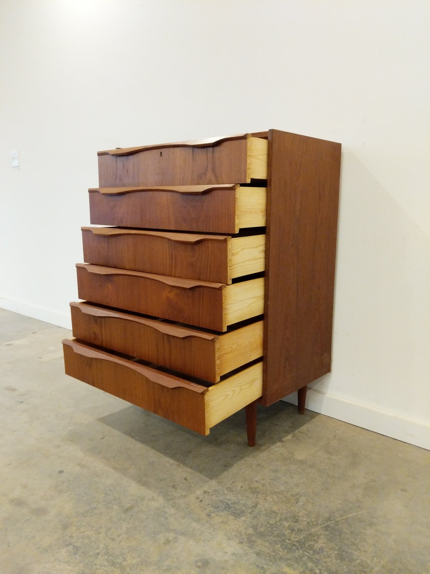 Vintage Danish Modern Teak Dresser