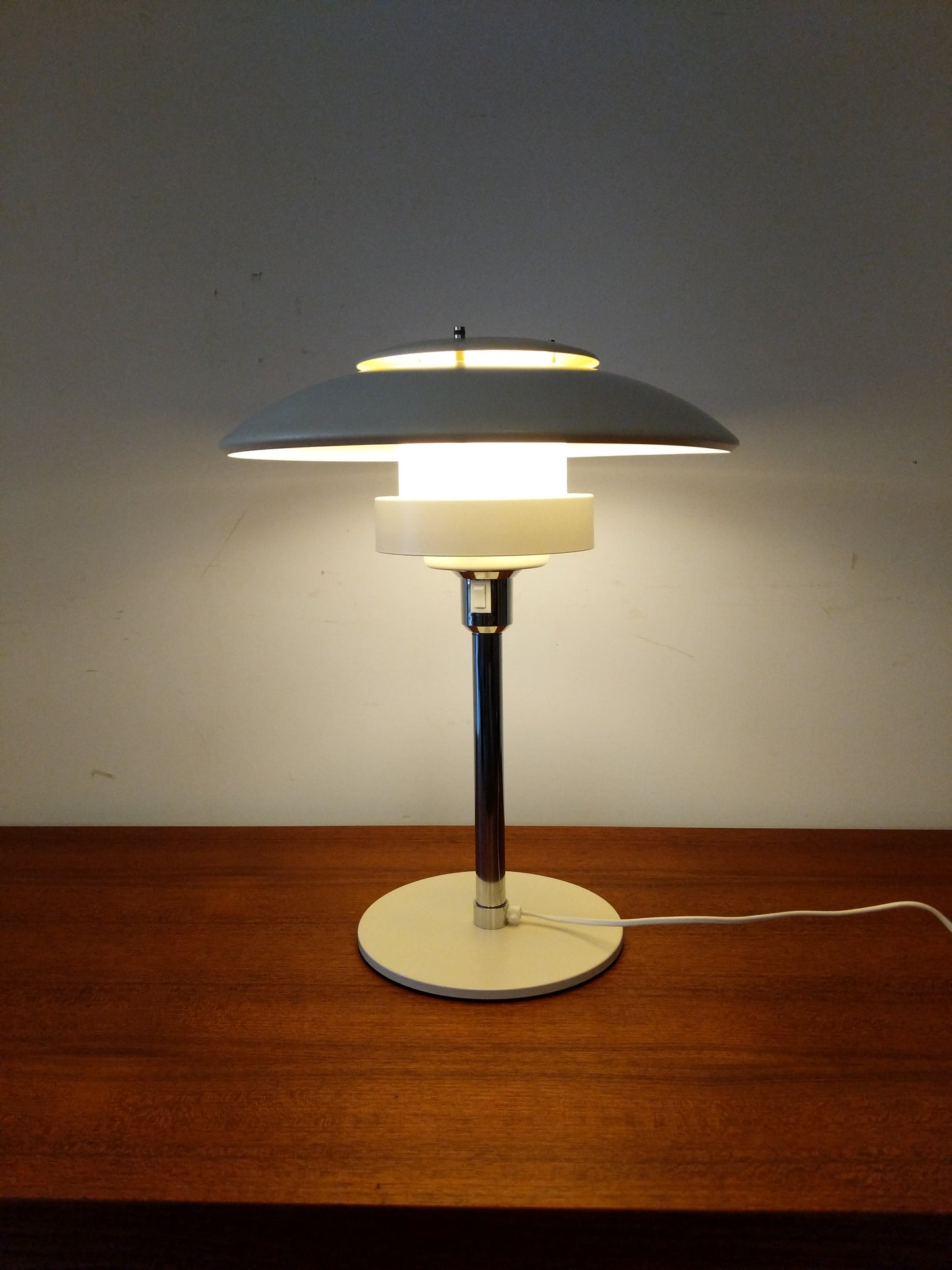Vintage Danish Modern Table Lamp by Lyskaer