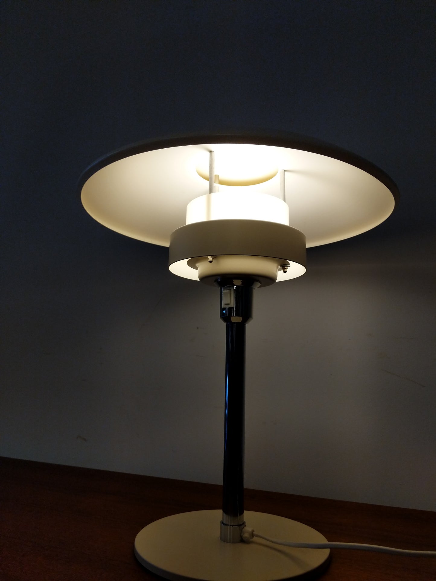 Vintage Danish Modern Table Lamp by Lyskaer