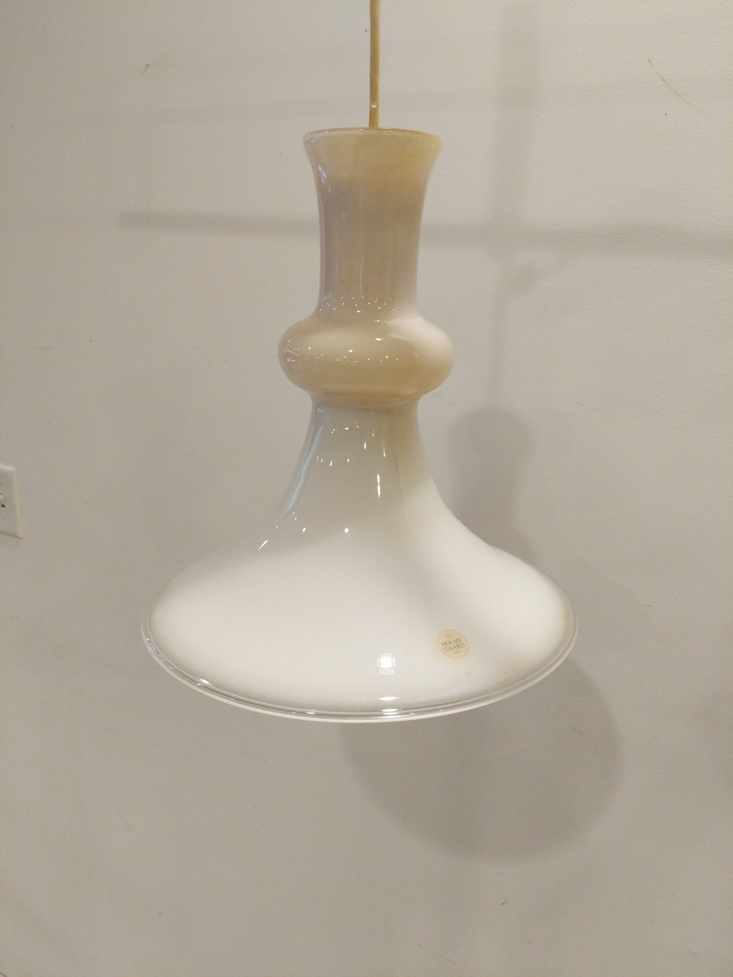 Vintage Danish Modern Holmegaard Lamp
