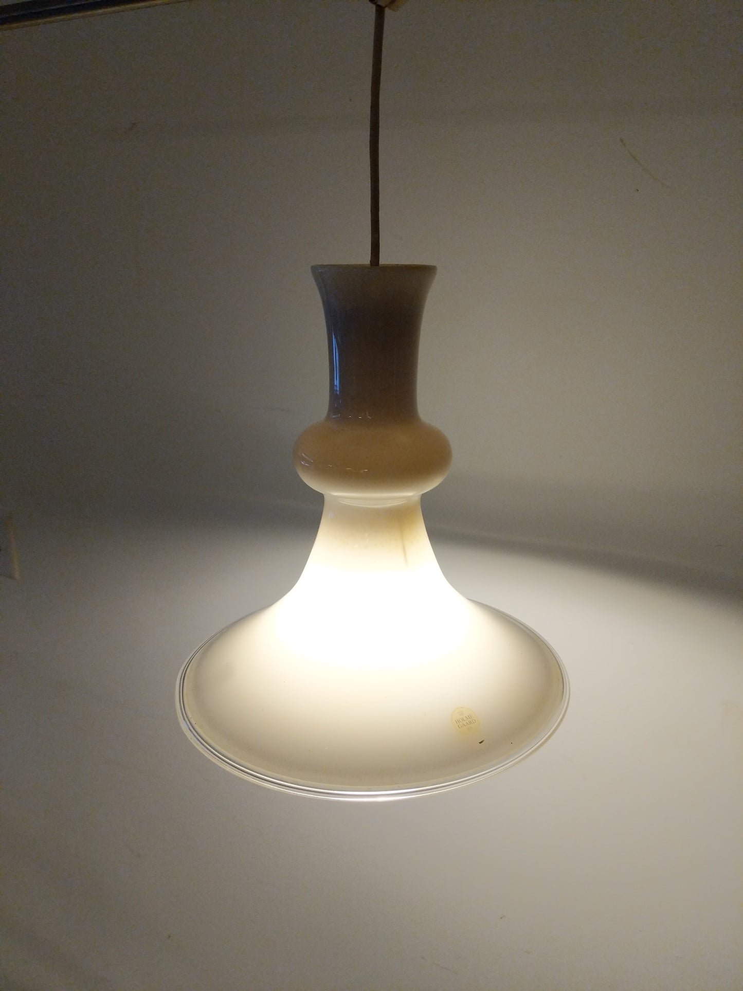 Vintage Danish Modern Holmegaard Lamp