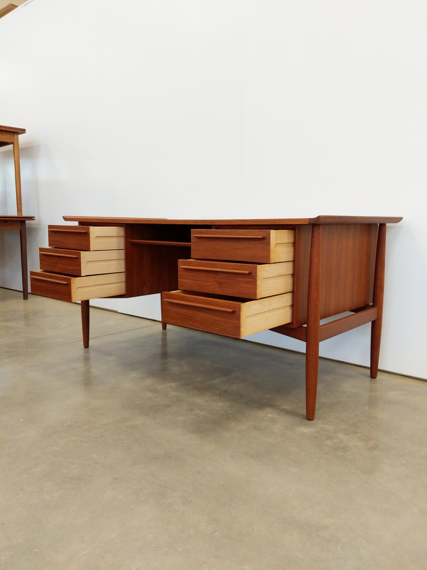 Vintage Danish Modern Teak Desk