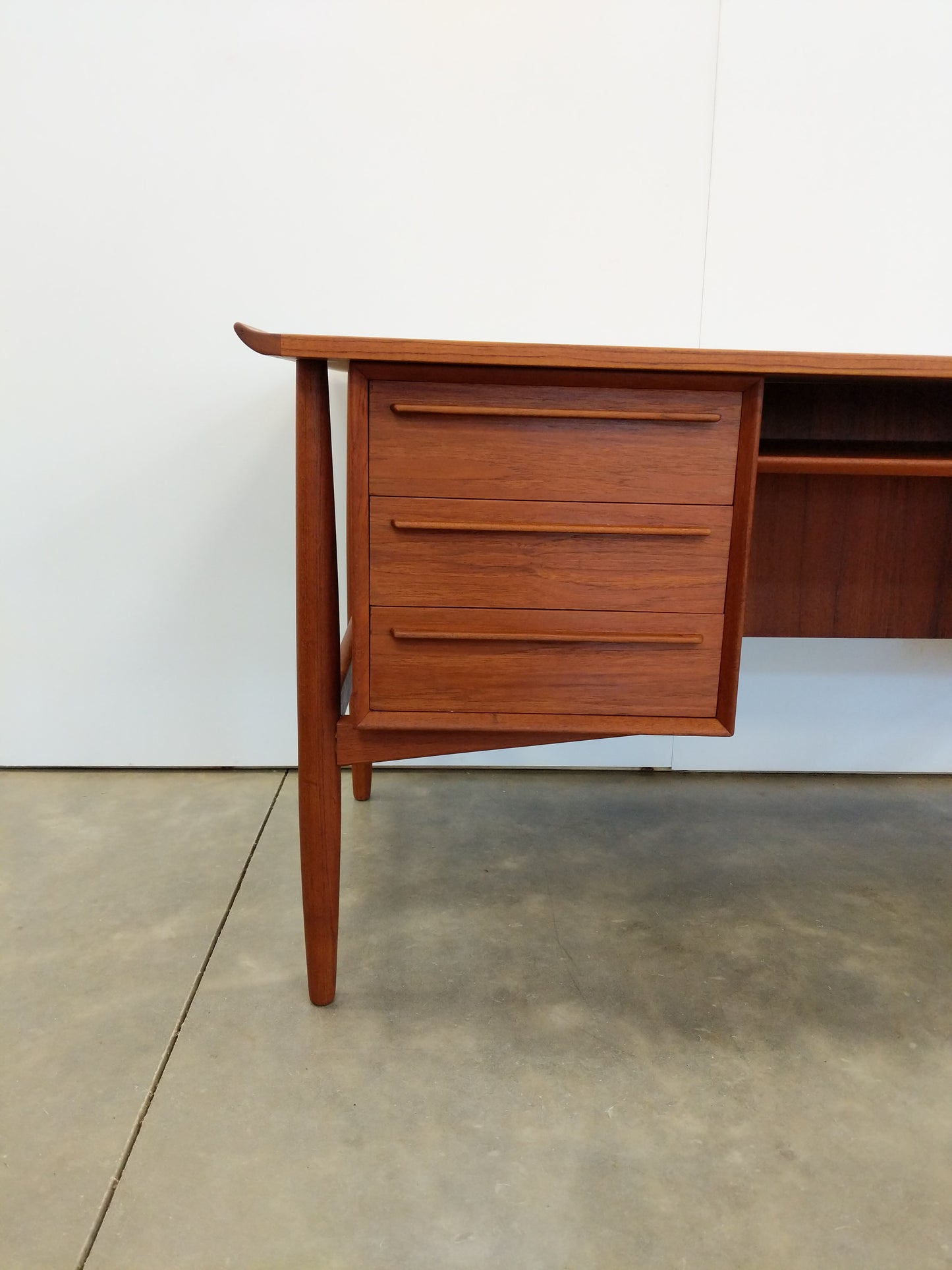 Vintage Danish Modern Teak Desk