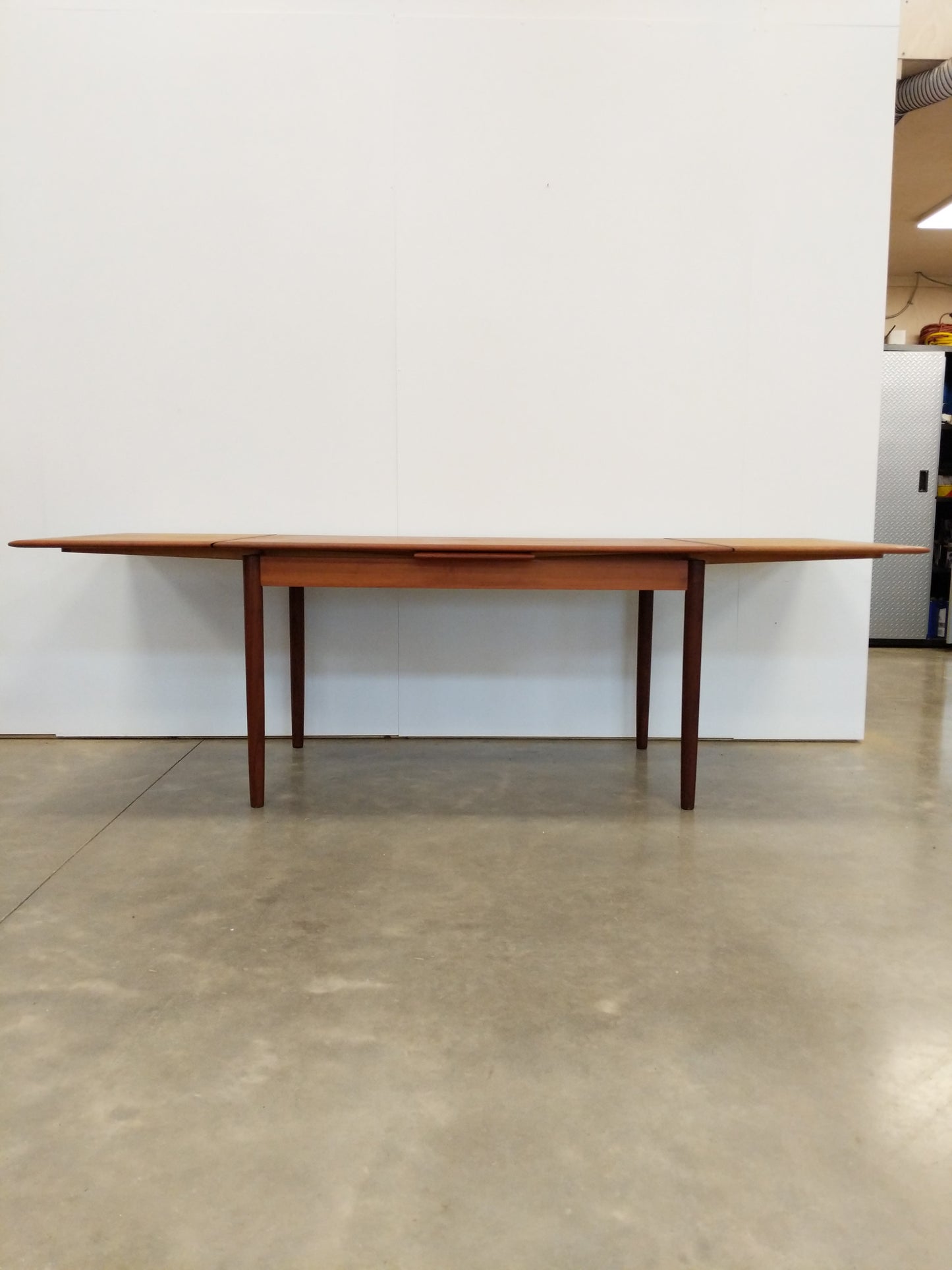 Vintage Danish Modern Teak Extendable Dining Table