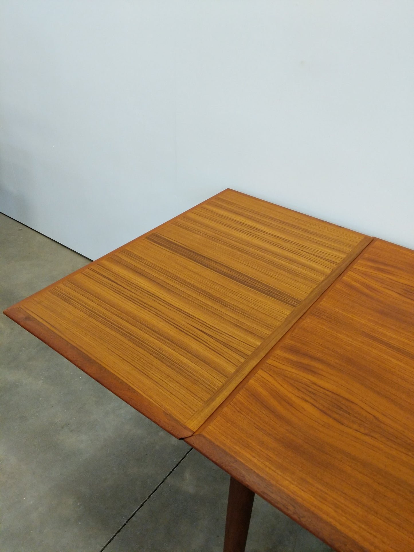 Vintage Danish Modern Teak Extendable Dining Table