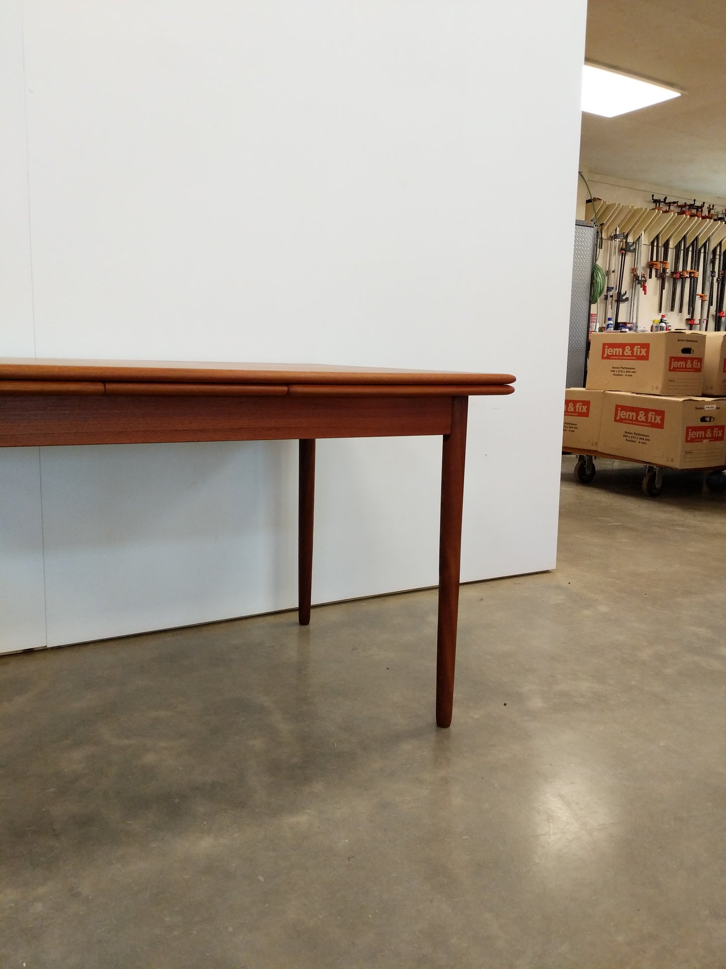 RESERVED - Vintage Danish Modern Teak Extendable Dining Table