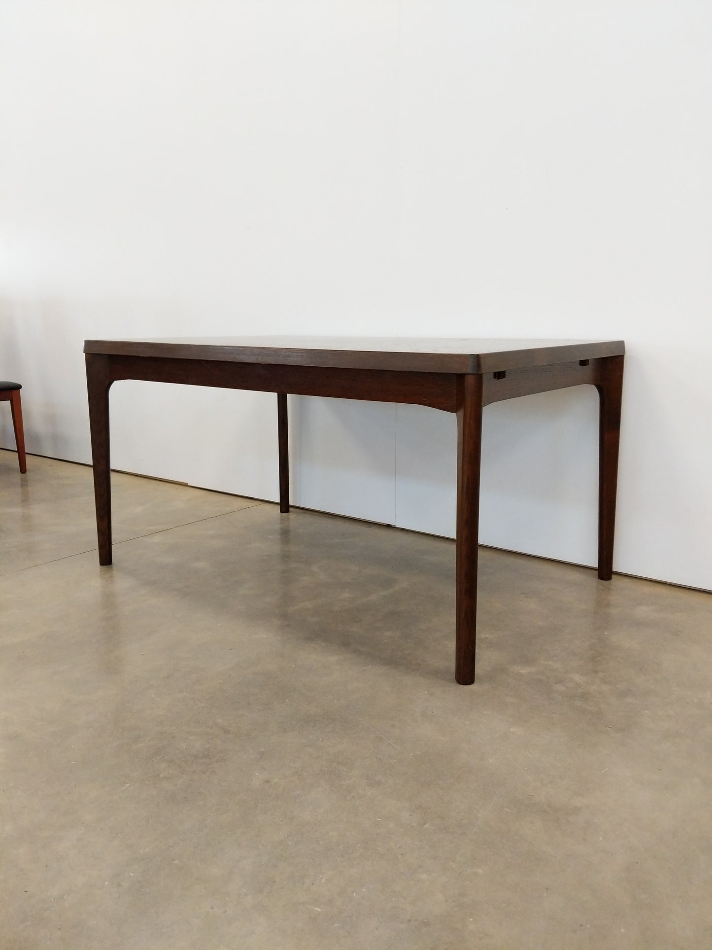 Vintage Danish Modern Oak Extendable Dining Table by Henning Kjaernulf