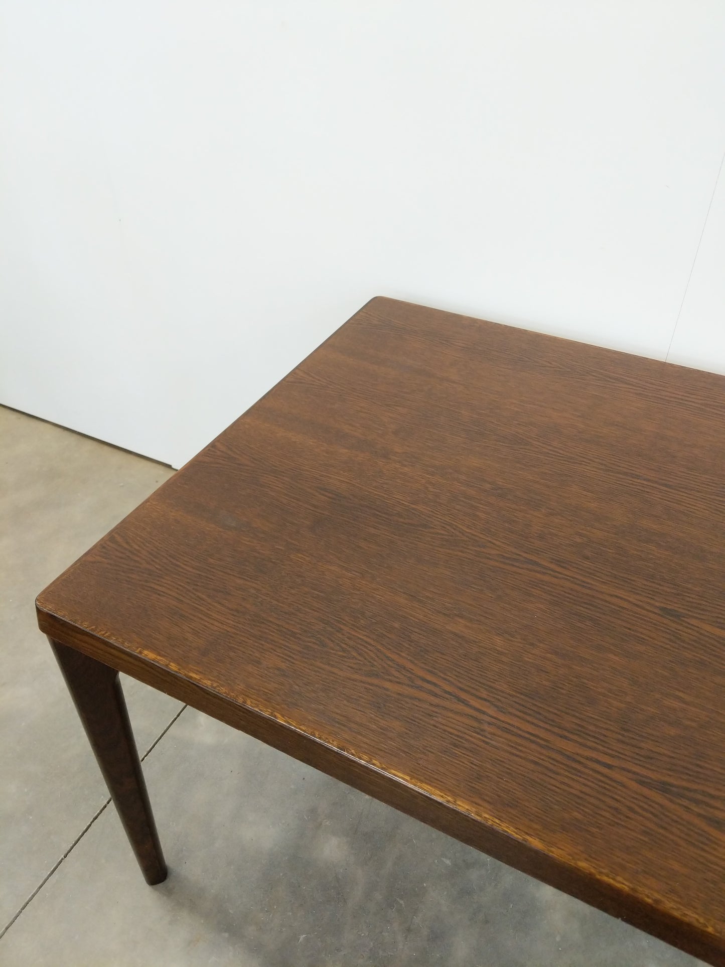 Vintage Danish Modern Oak Extendable Dining Table by Henning Kjaernulf