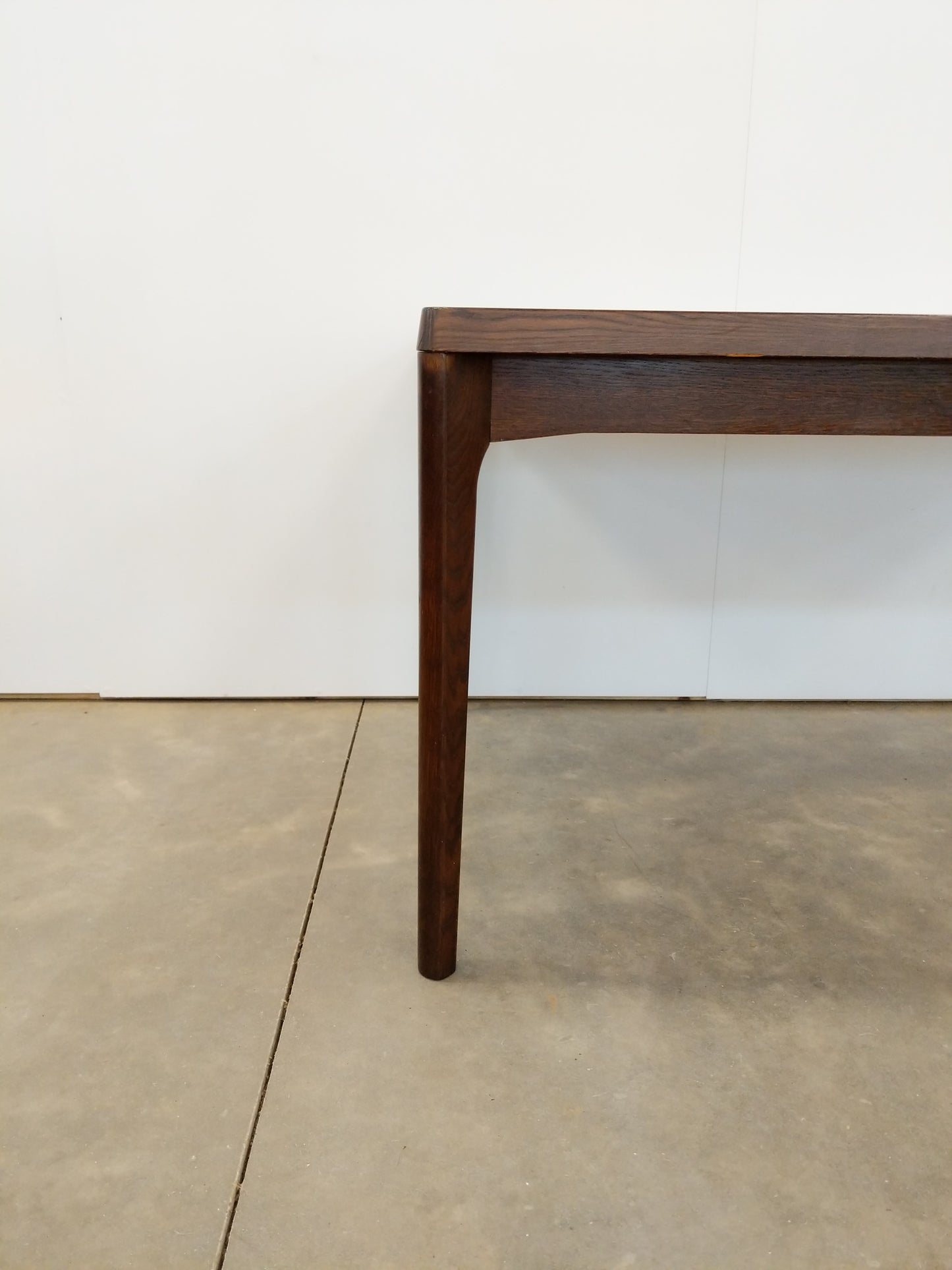 Vintage Danish Modern Oak Extendable Dining Table by Henning Kjaernulf