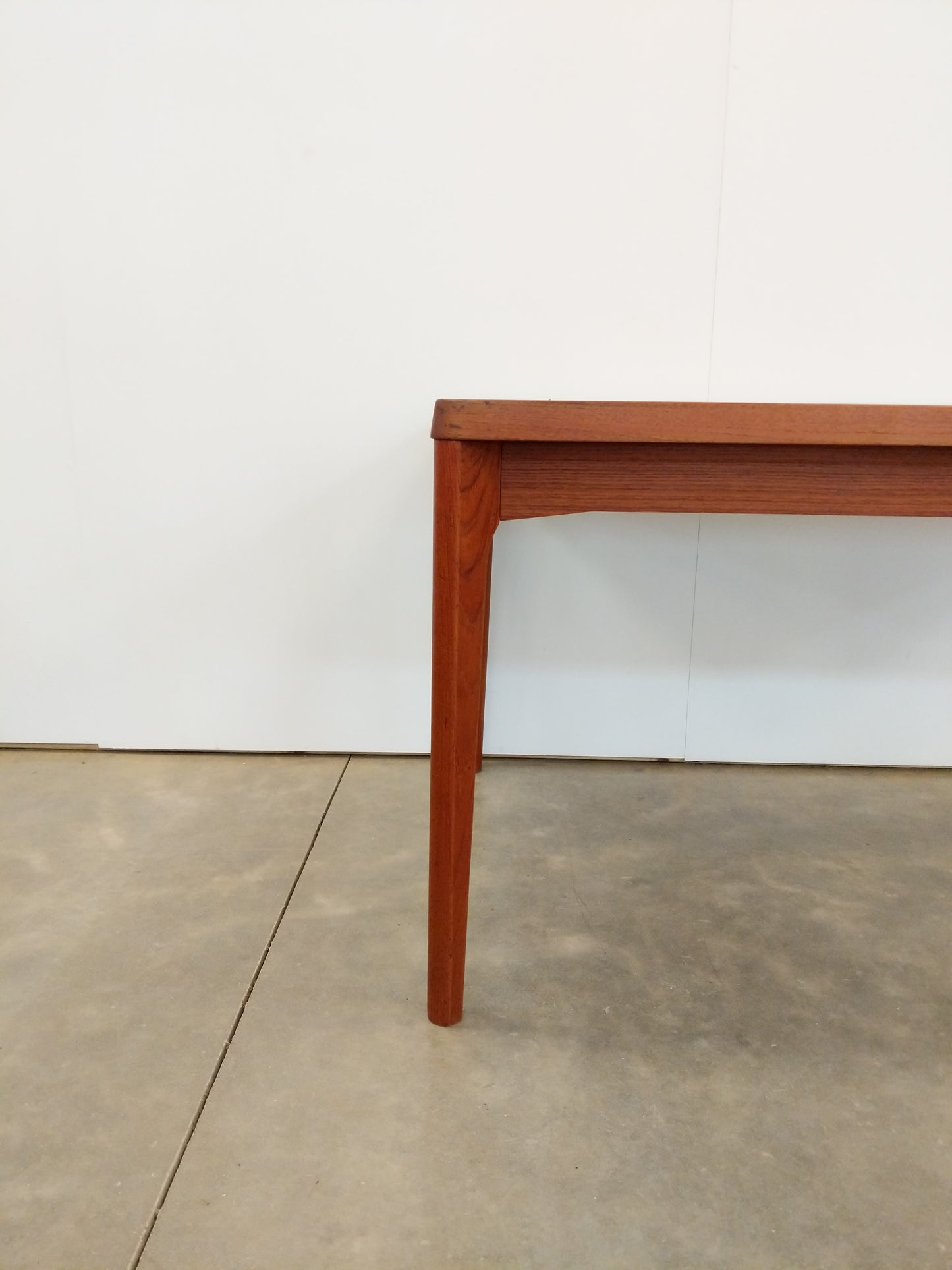 Vintage Danish Modern Teak Extendable Dining Table by Henning Kjaernulf