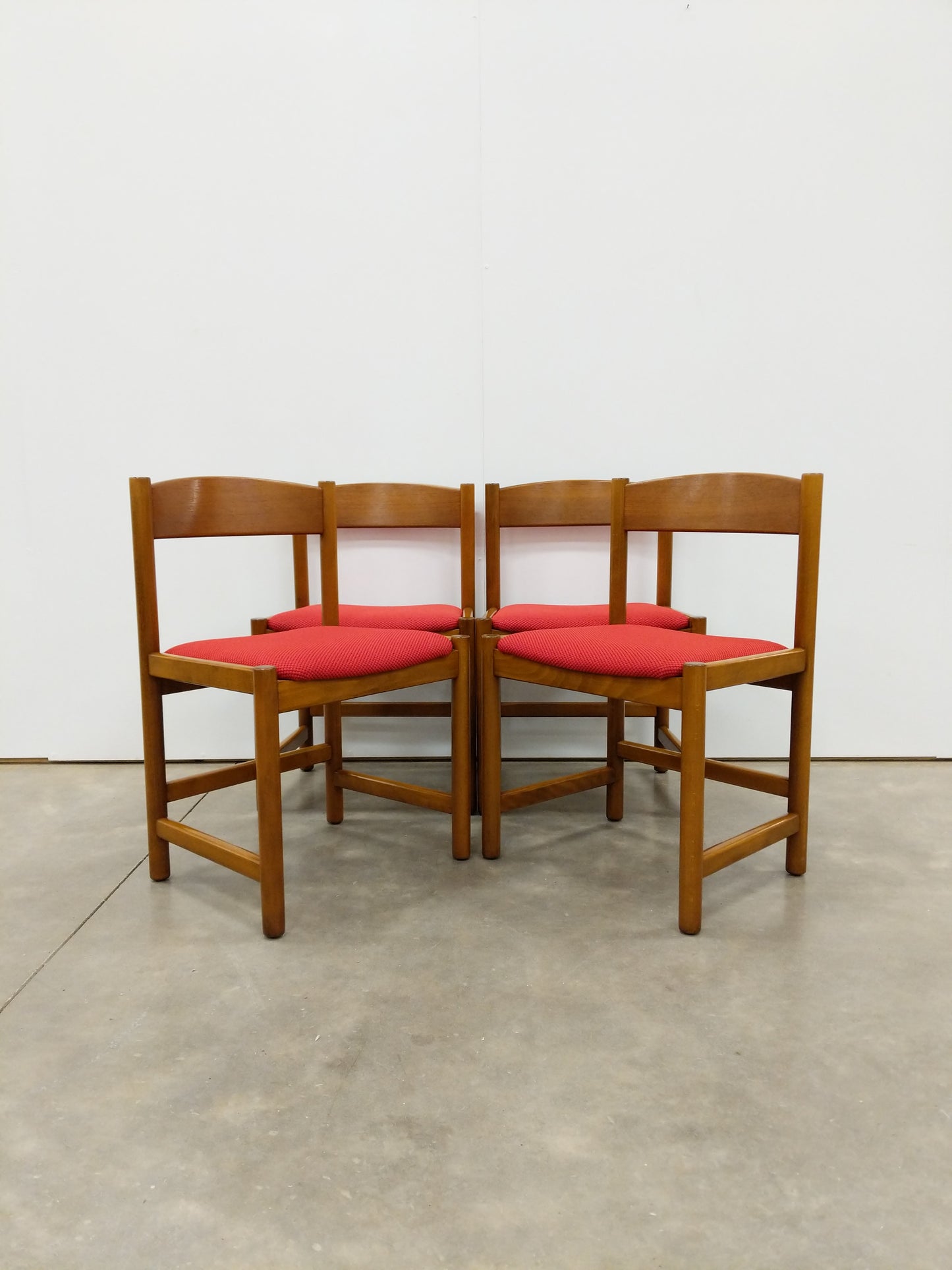 Set of 4 Vintage Danish Modern Dining Chairs by Farstrup
