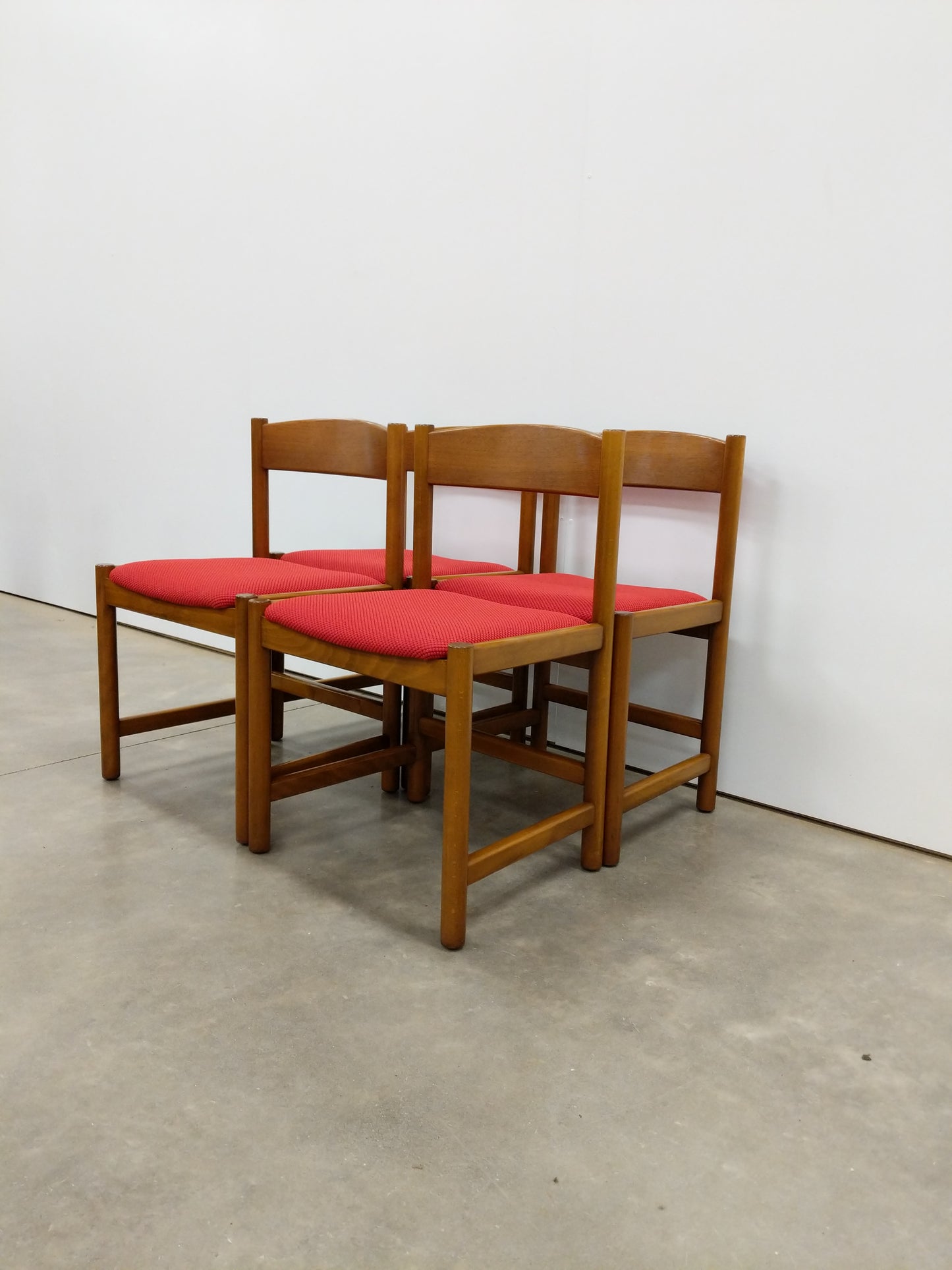 Set of 4 Vintage Danish Modern Dining Chairs by Farstrup