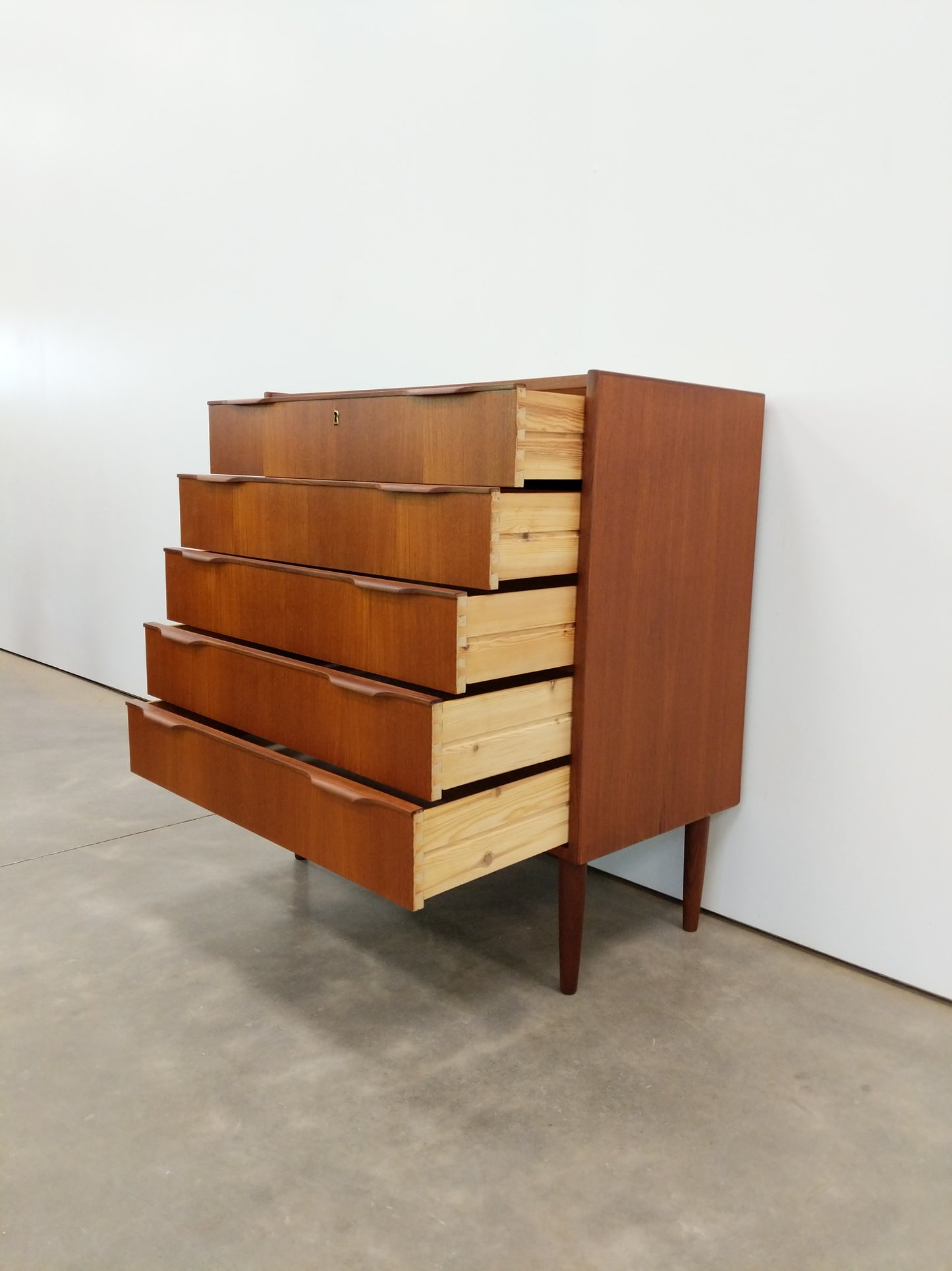 Vintage Danish Modern Teak Dresser