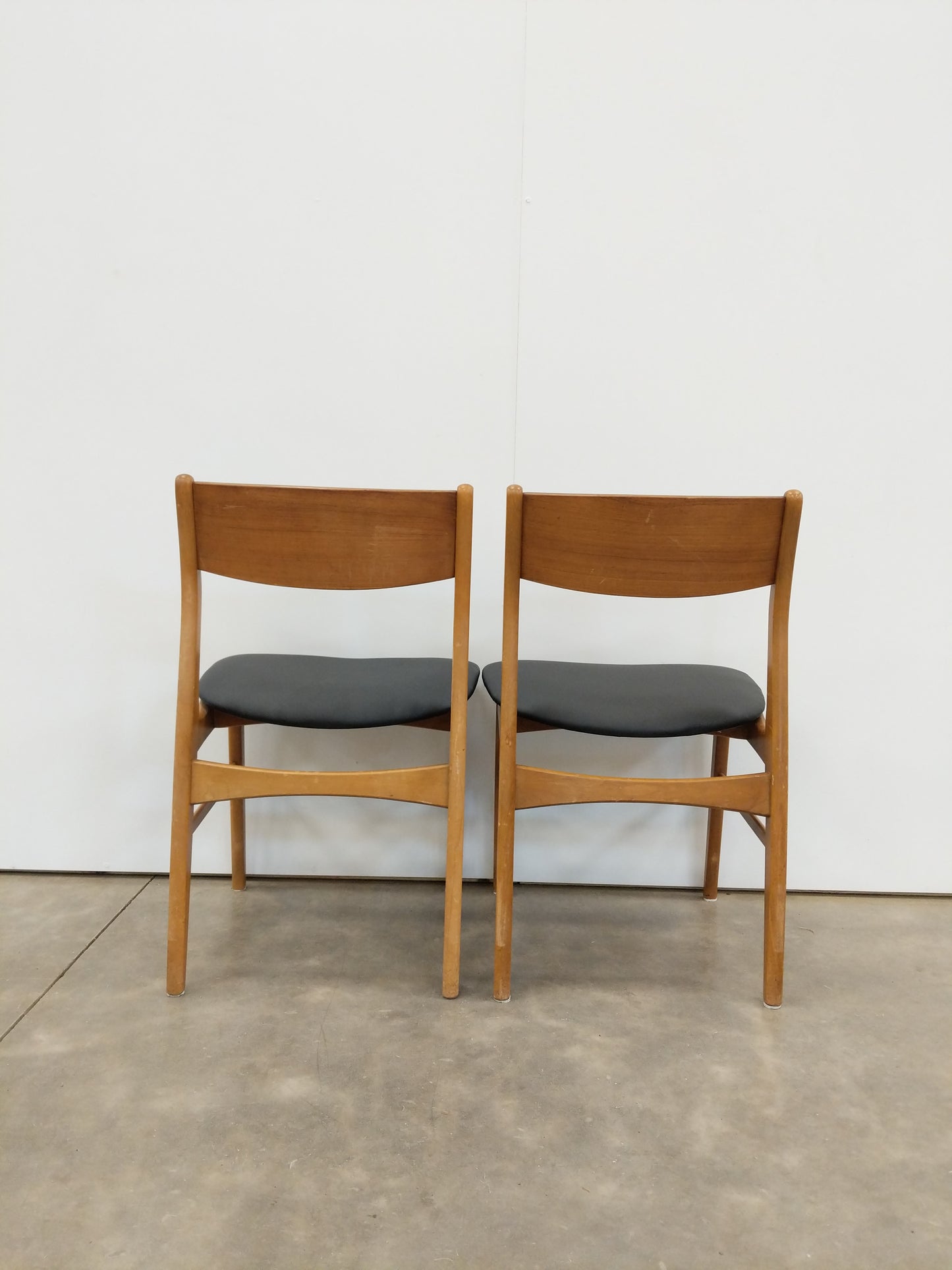 Pair of Vintage Danish Modern Dining Chairs