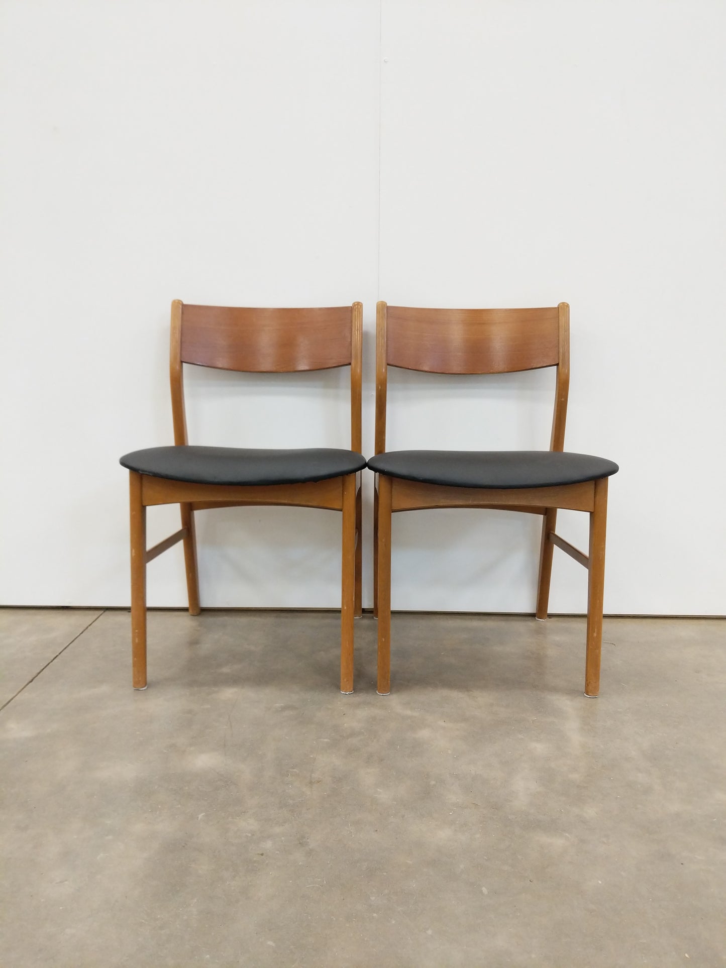 Pair of Vintage Danish Modern Dining Chairs