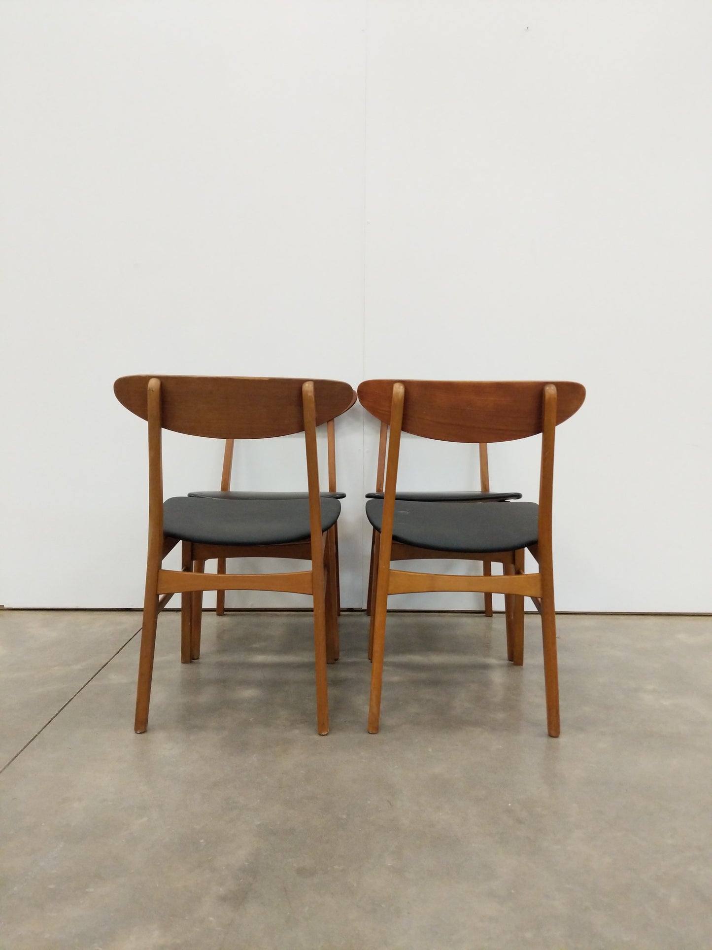 Set of 4 Vintage Danish Modern Dining Chairs