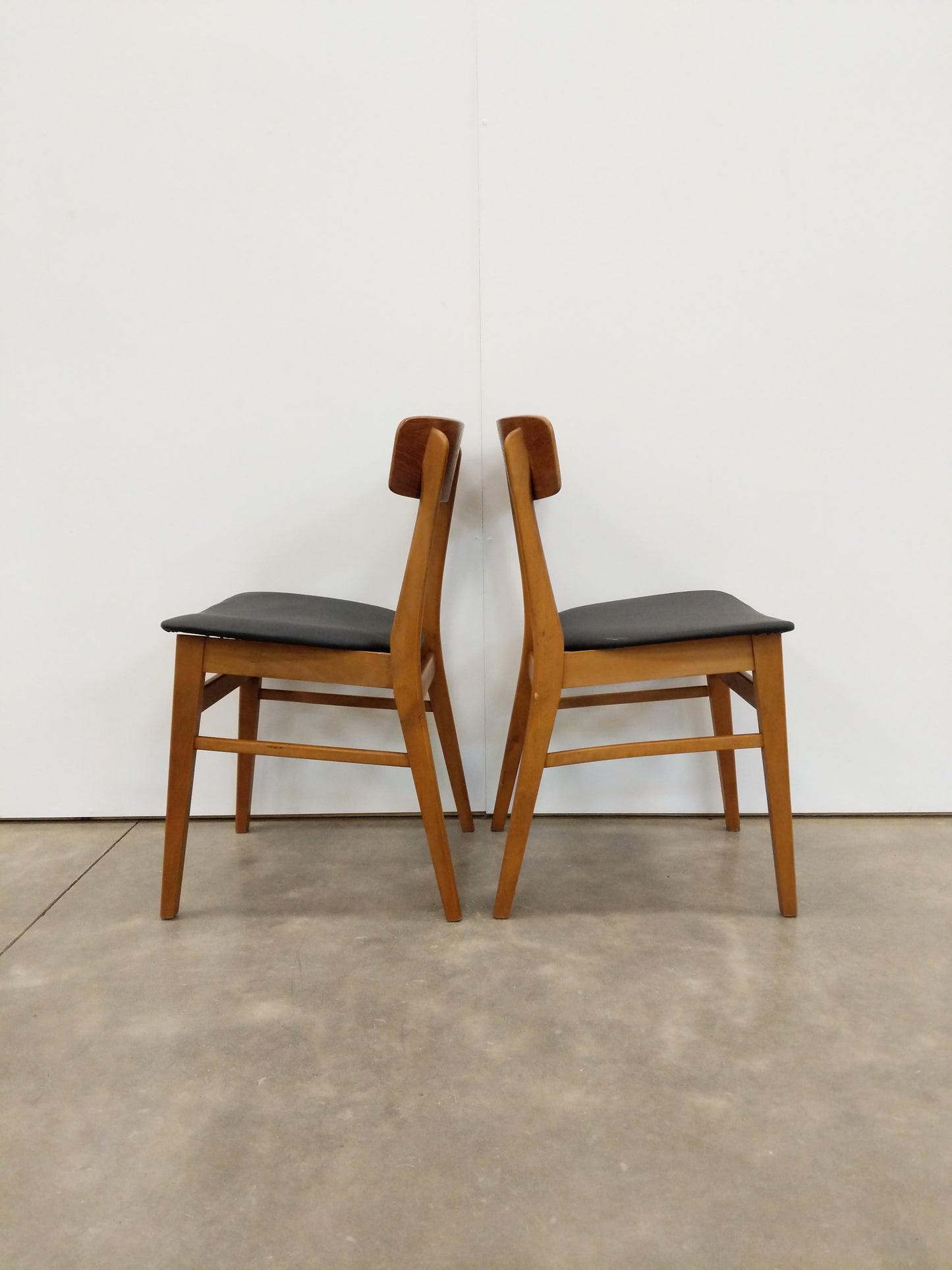 Pair of Vintage Danish Modern Dining Chairs by Farstrup