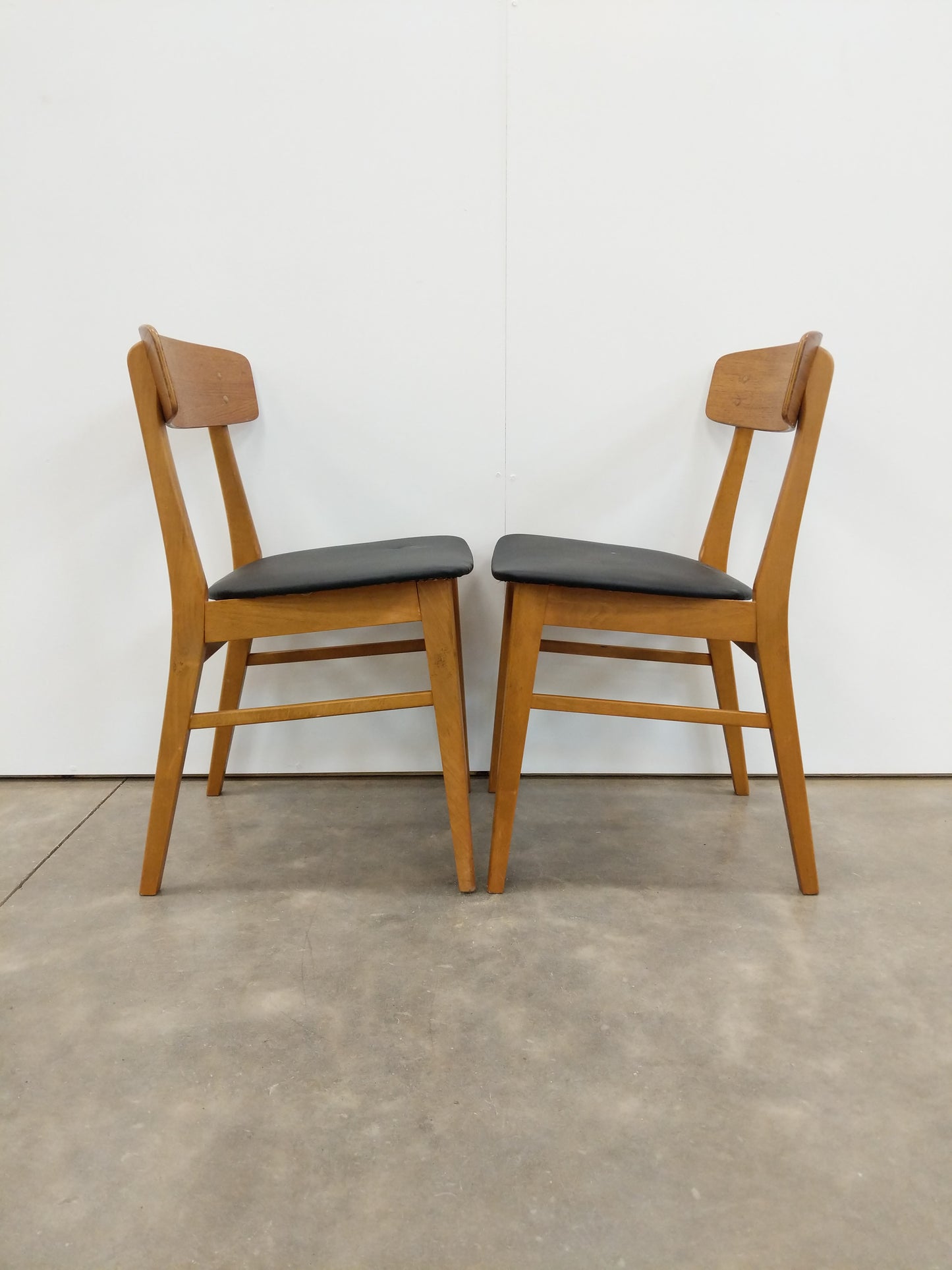 Pair of Vintage Danish Modern Dining Chairs by Farstrup