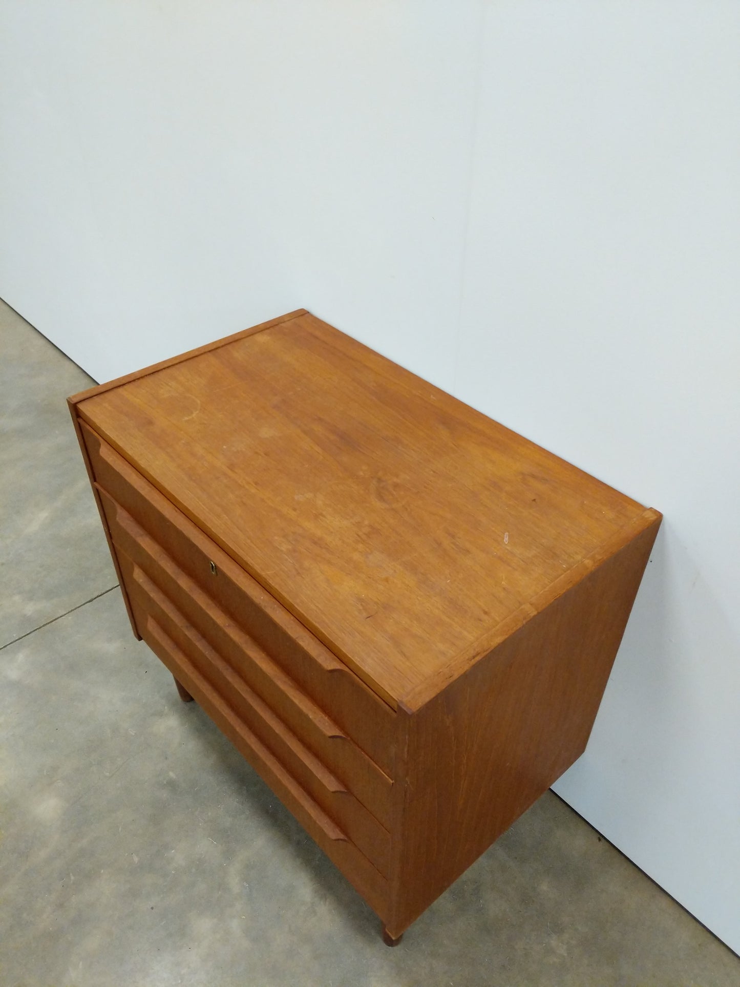 Vintage Danish Modern Teak Low Dresser