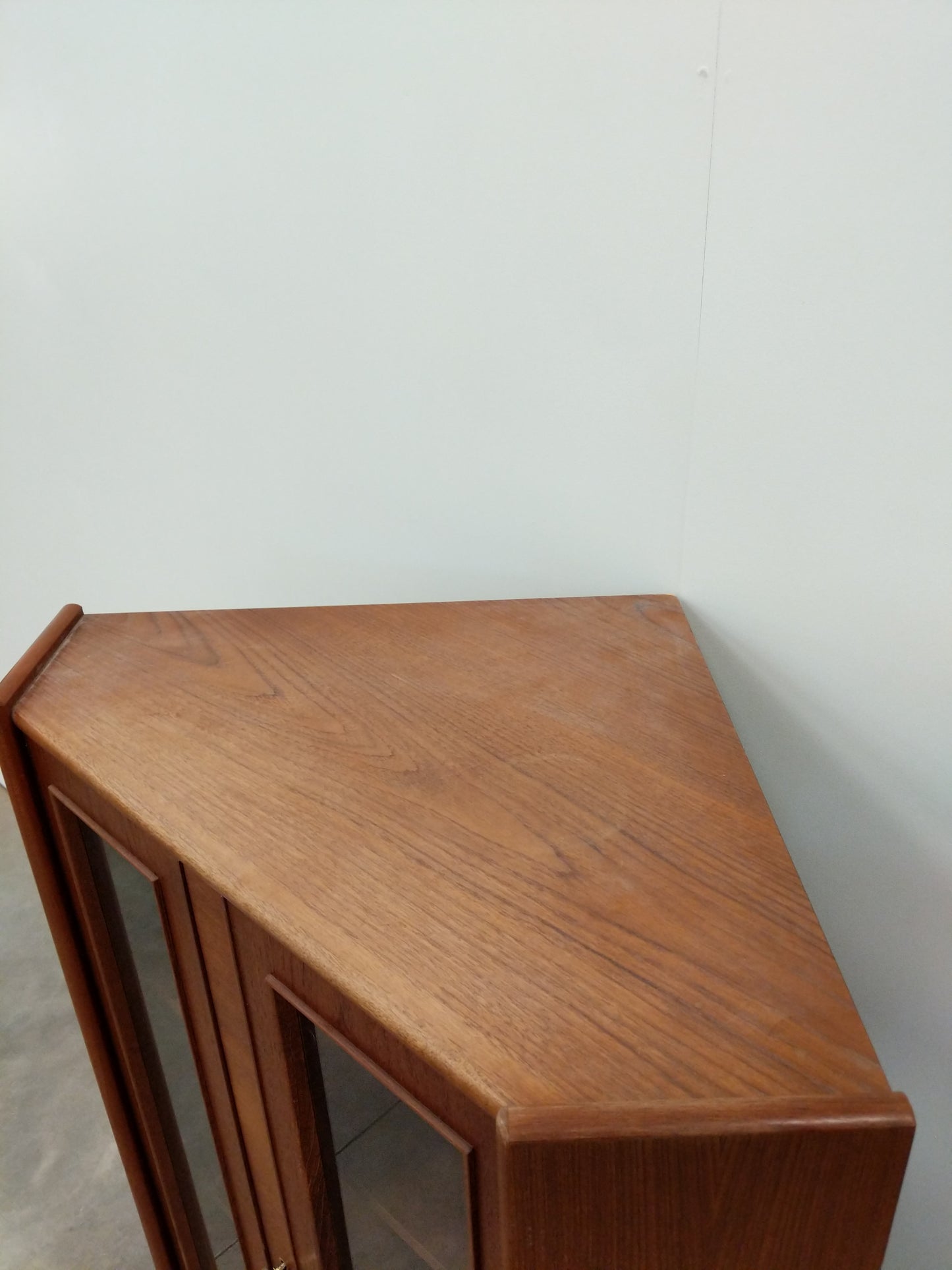 Vintage Danish Modern Teak Corner Cabinet