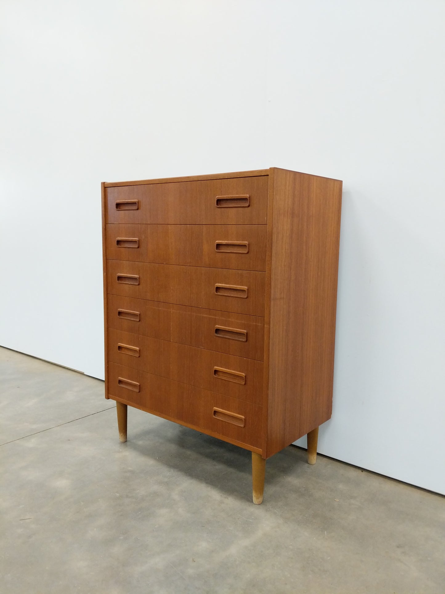 Vintage Danish Modern Teak Low Dresser by Westergaard