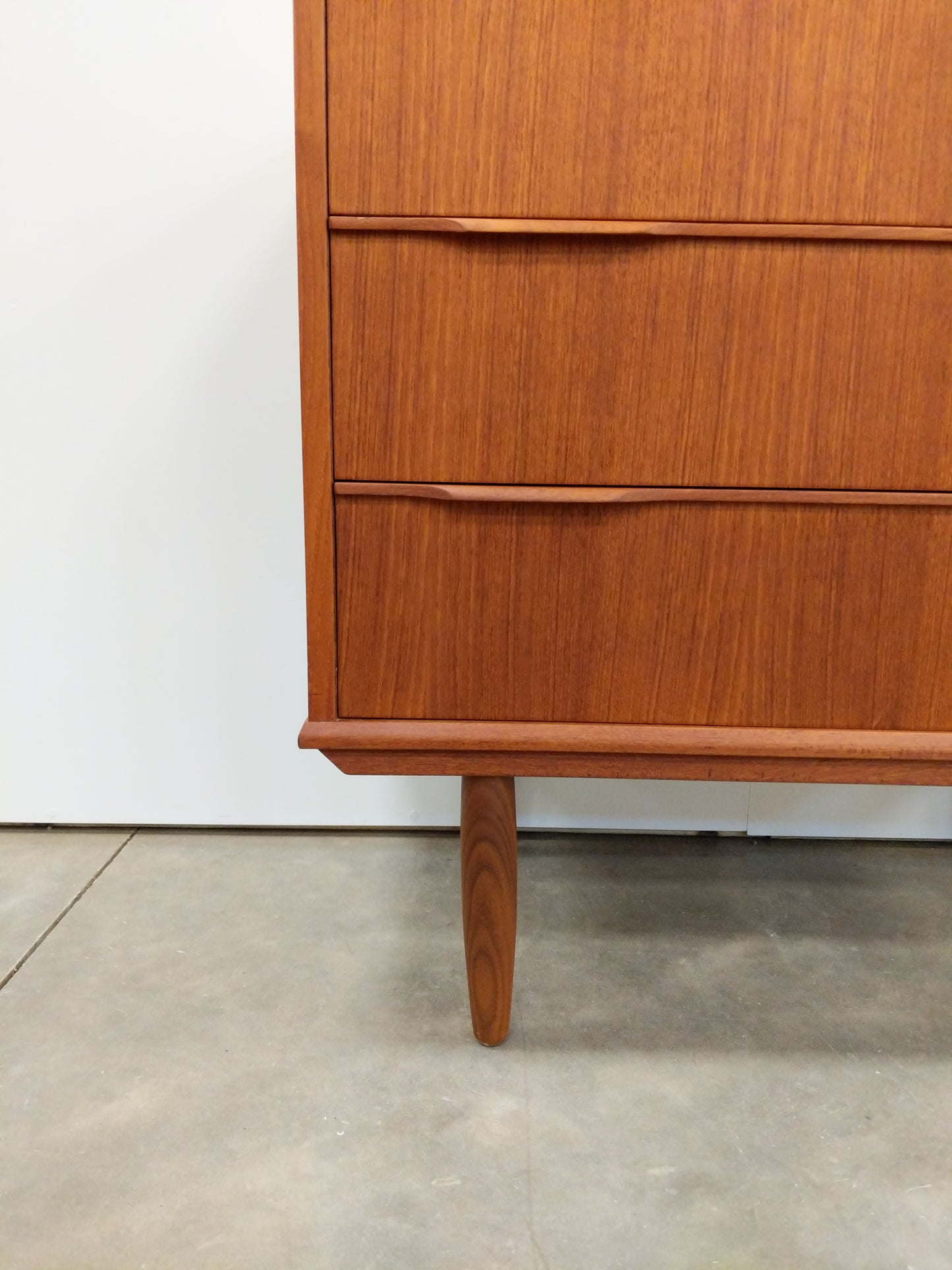 Vintage Danish Modern Teak Low Dresser by Ejsing