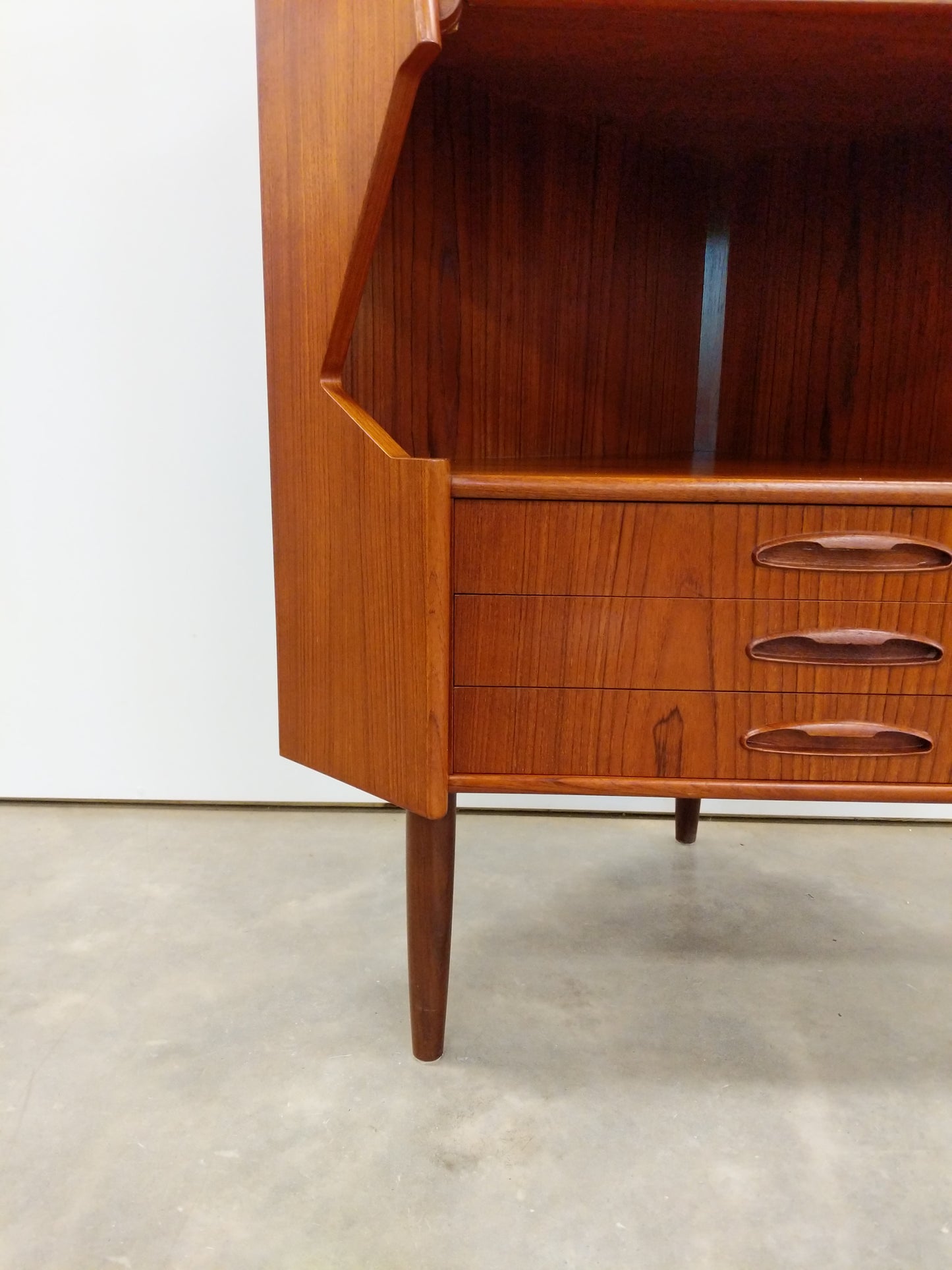 Vintage Danish Modern Teak Corner Cabinet