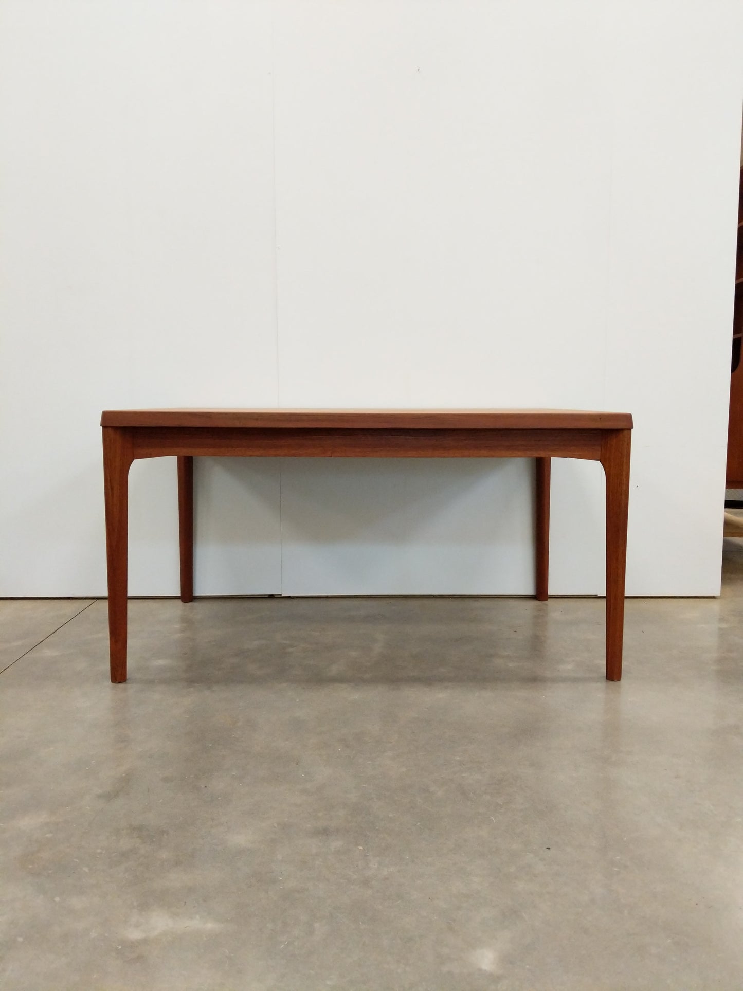 Vintage Danish Modern Teak Extendable Dining Table by Henning Kjaernulf
