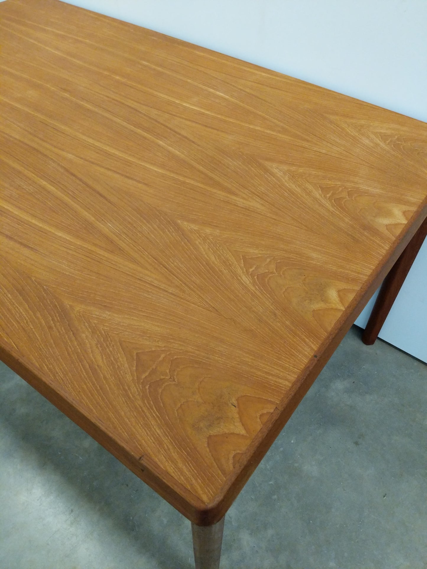 Vintage Danish Modern Teak Extendable Dining Table by Henning Kjaernulf