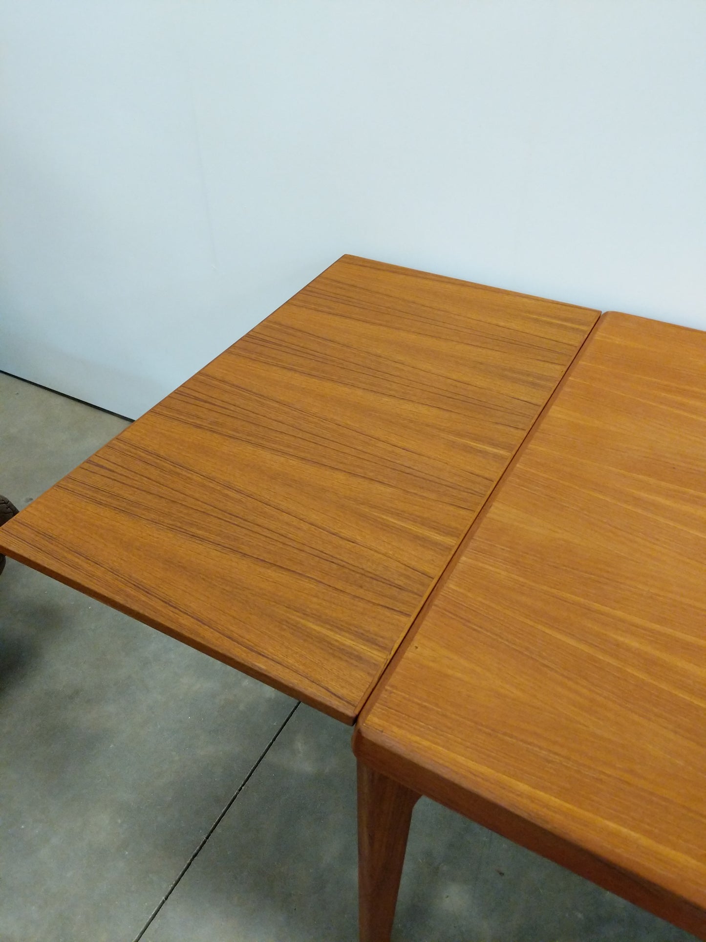 Vintage Danish Modern Teak Extendable Dining Table by Henning Kjaernulf