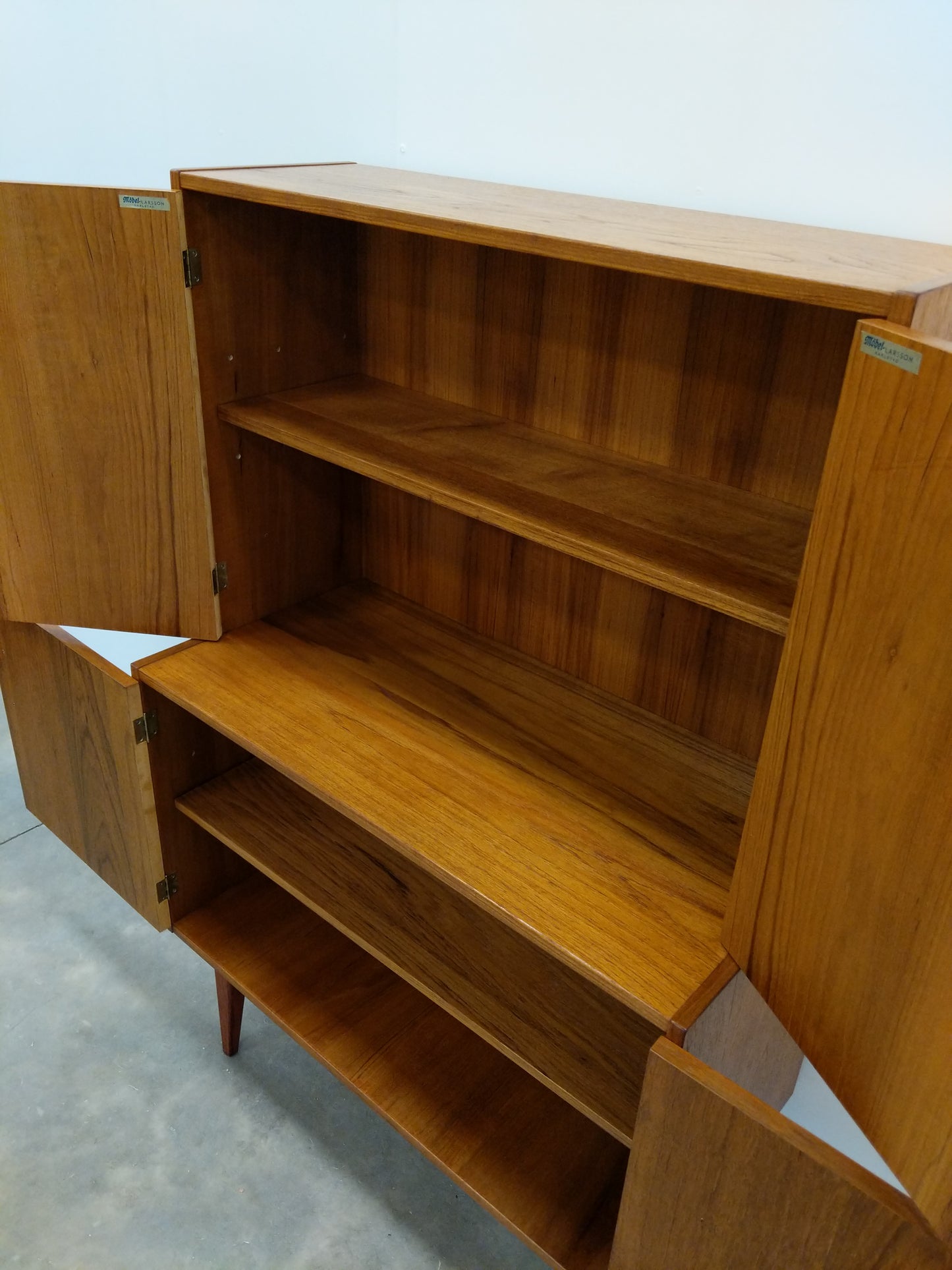 Vintage Swedish Modern Teak Cabinet / Sideboard by Möbel Larsson