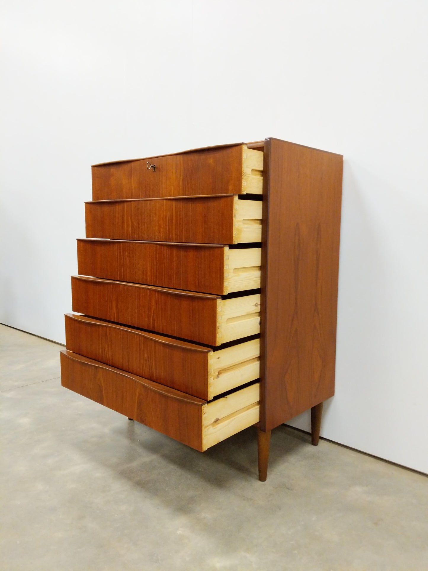 Vintage Danish Modern Teak Dresser