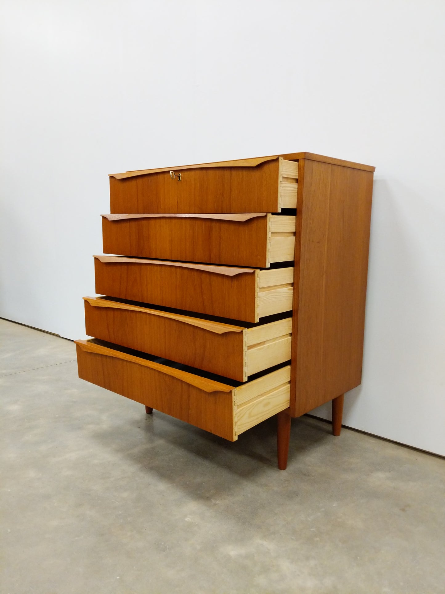 Vintage Danish Modern Teak Dresser