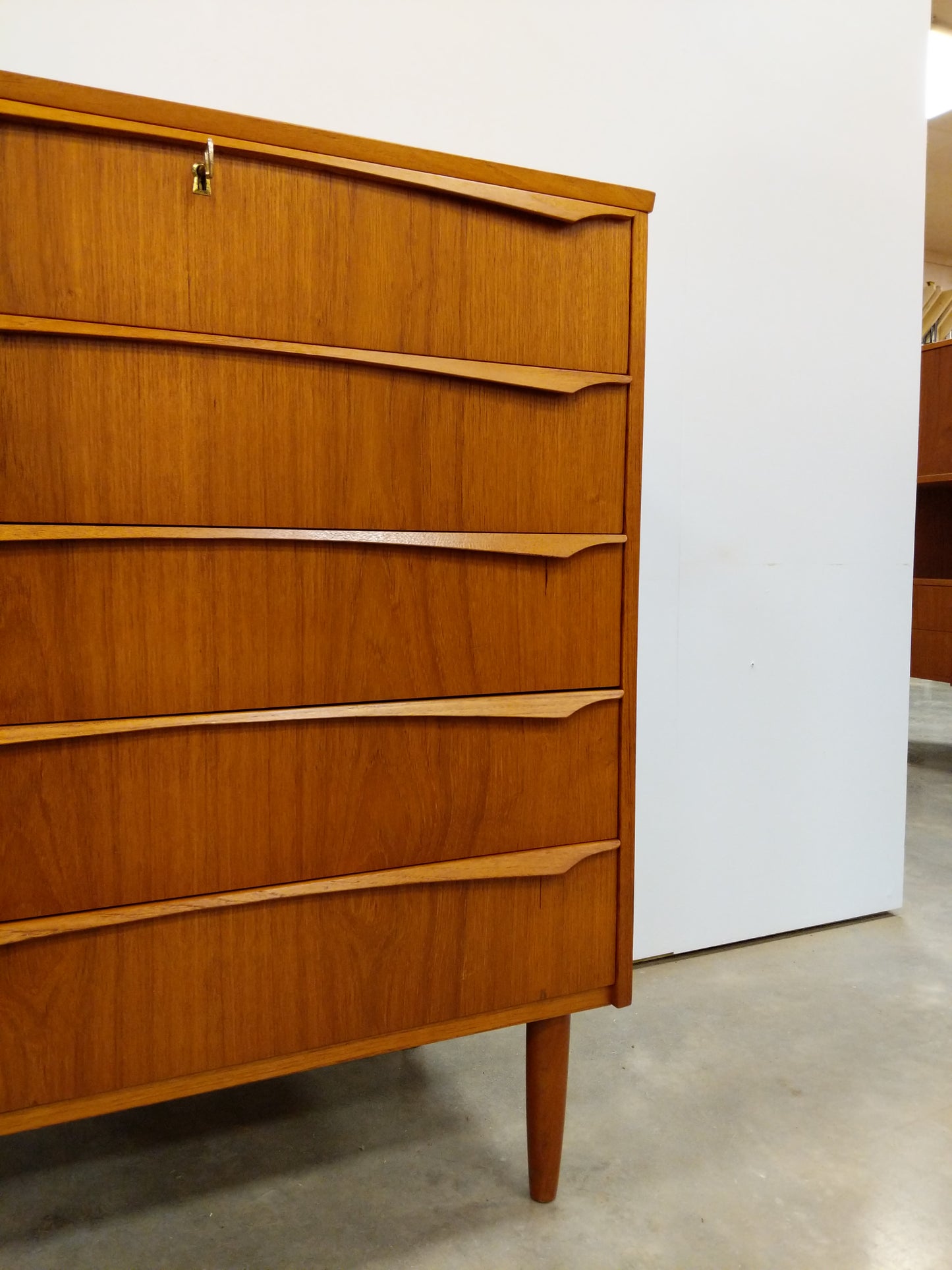 Vintage Danish Modern Teak Dresser