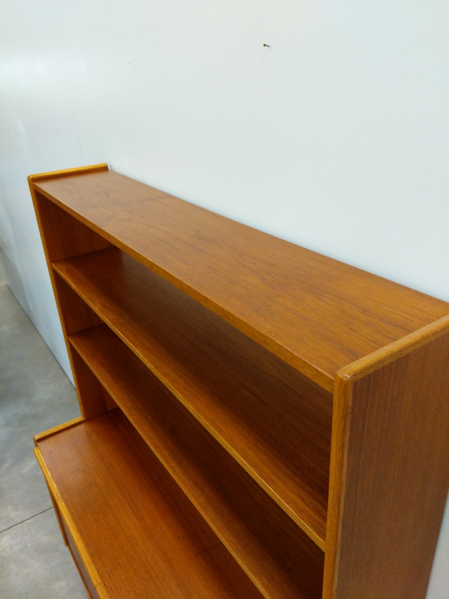 Vintage Danish Modern Teak Sideboard / Secretary Desk