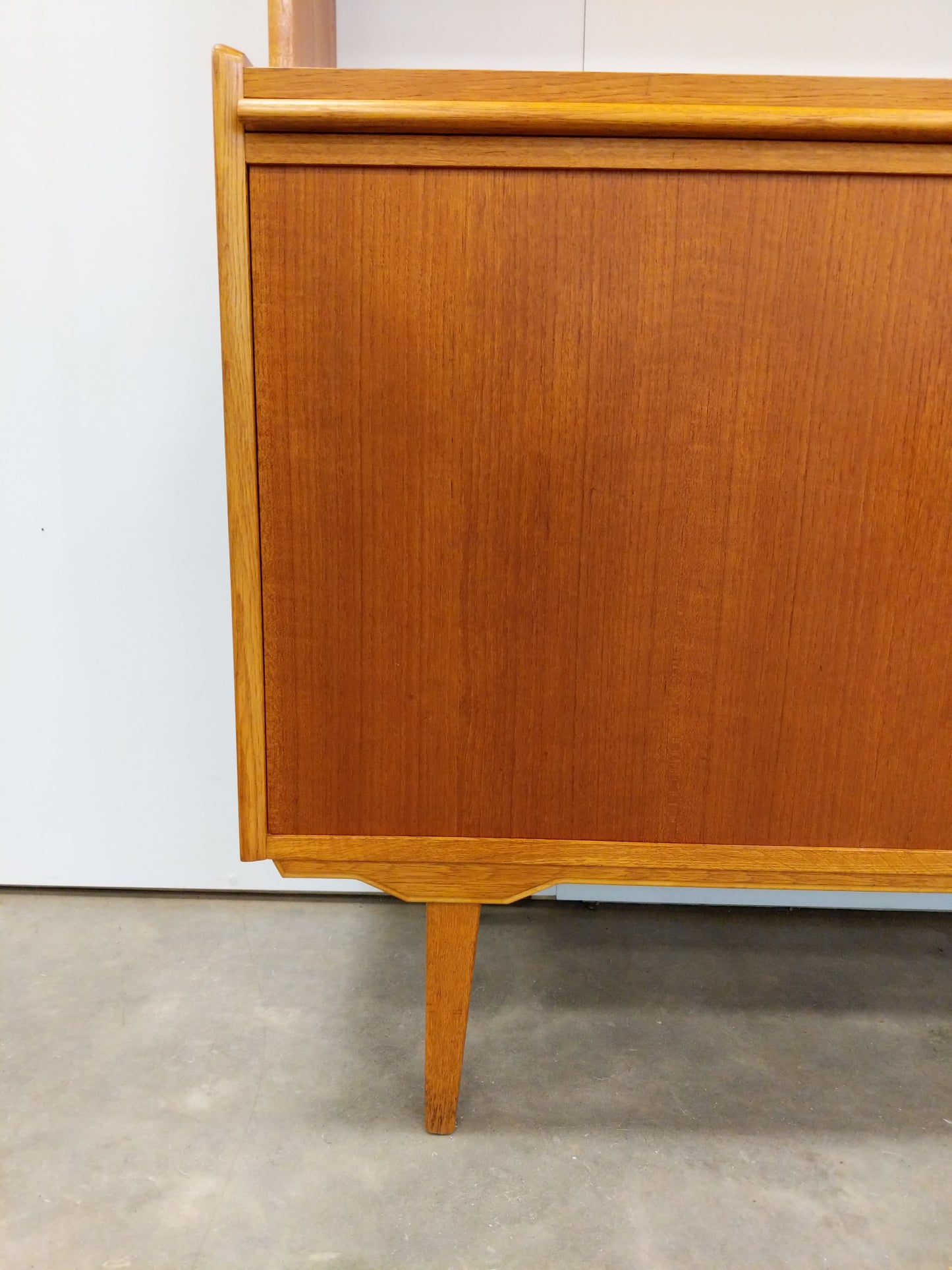Vintage Danish Modern Teak Sideboard / Secretary Desk