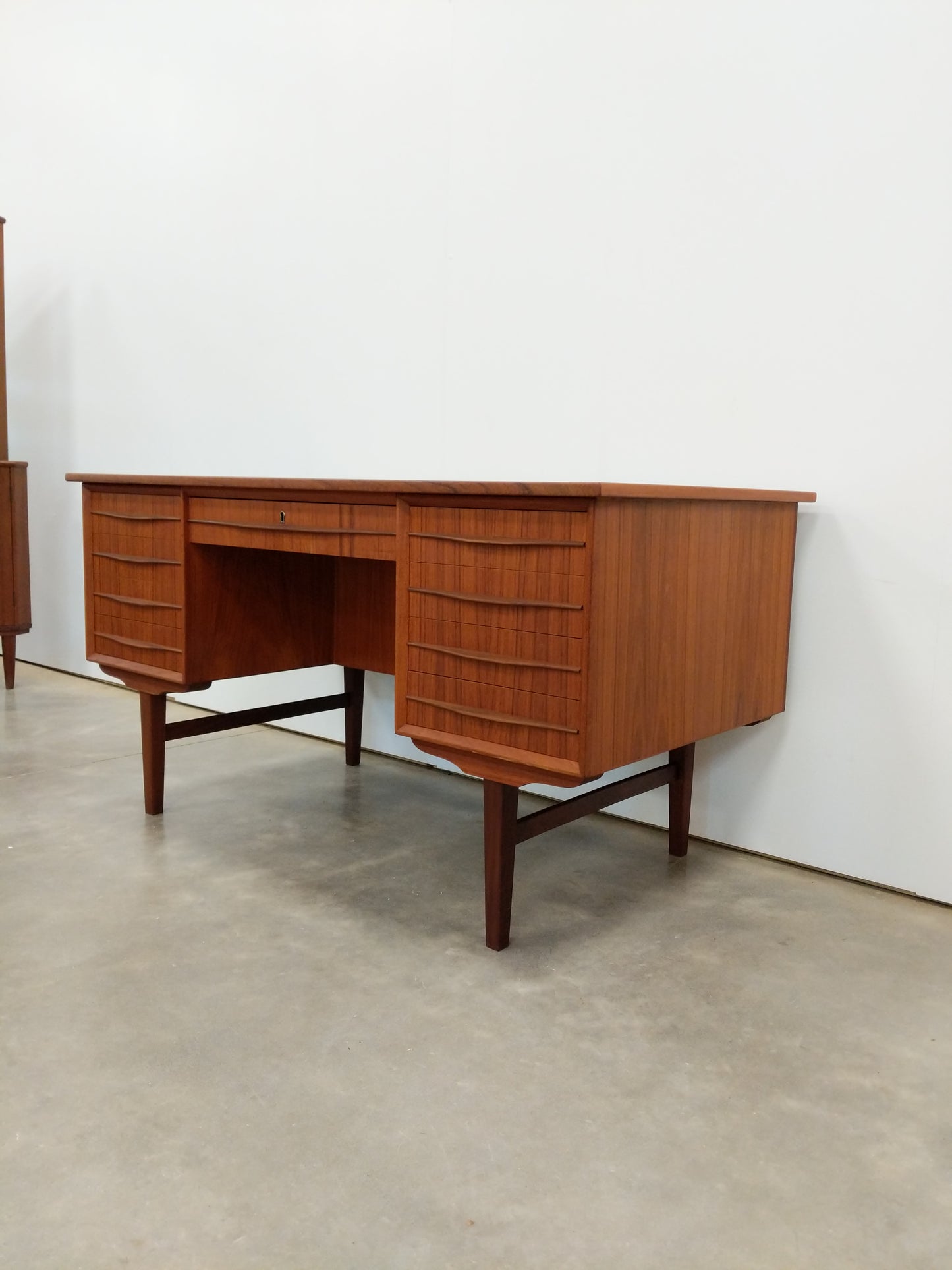 Vintage Danish Modern Teak Desk
