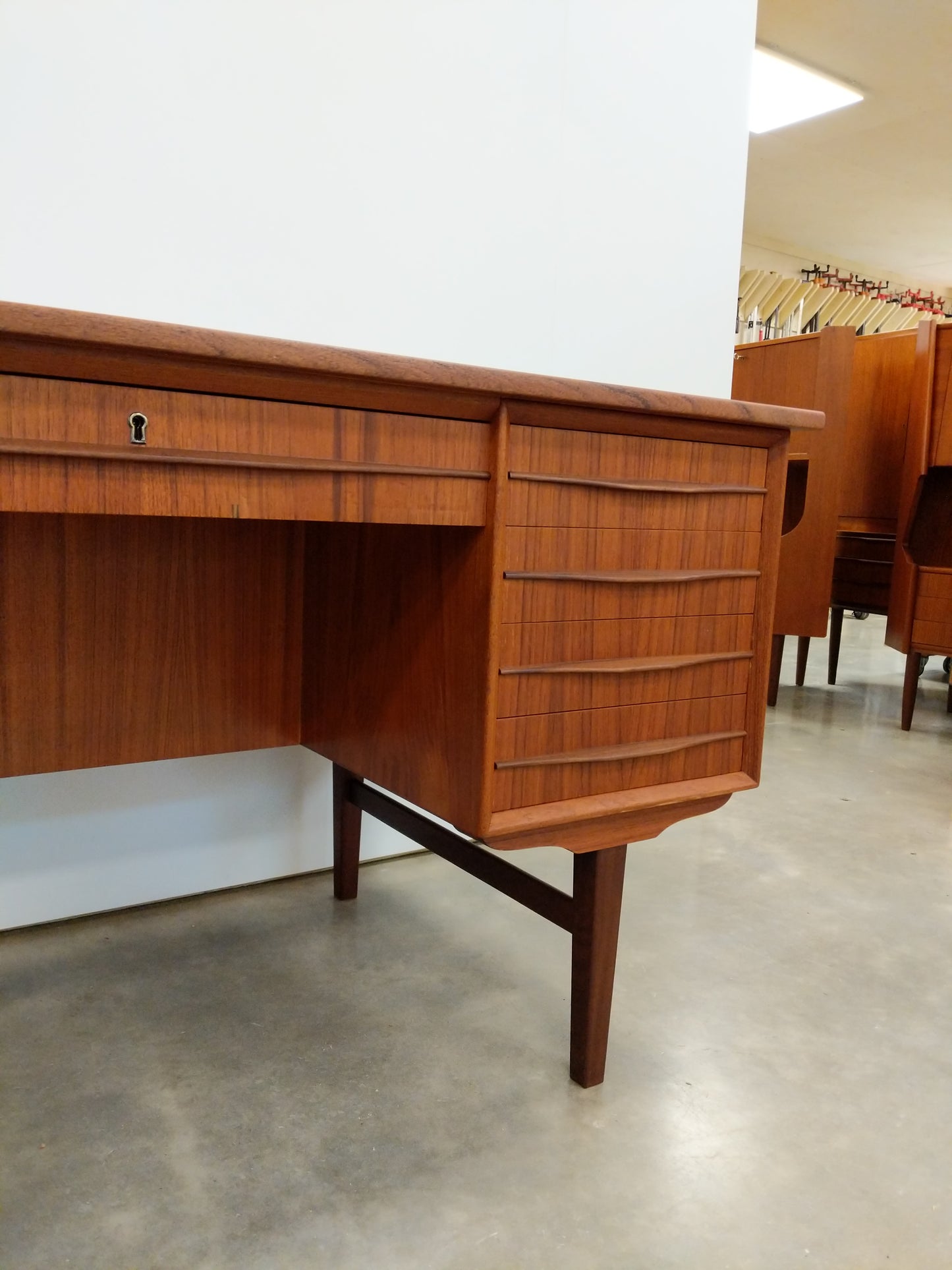 Vintage Danish Modern Teak Desk
