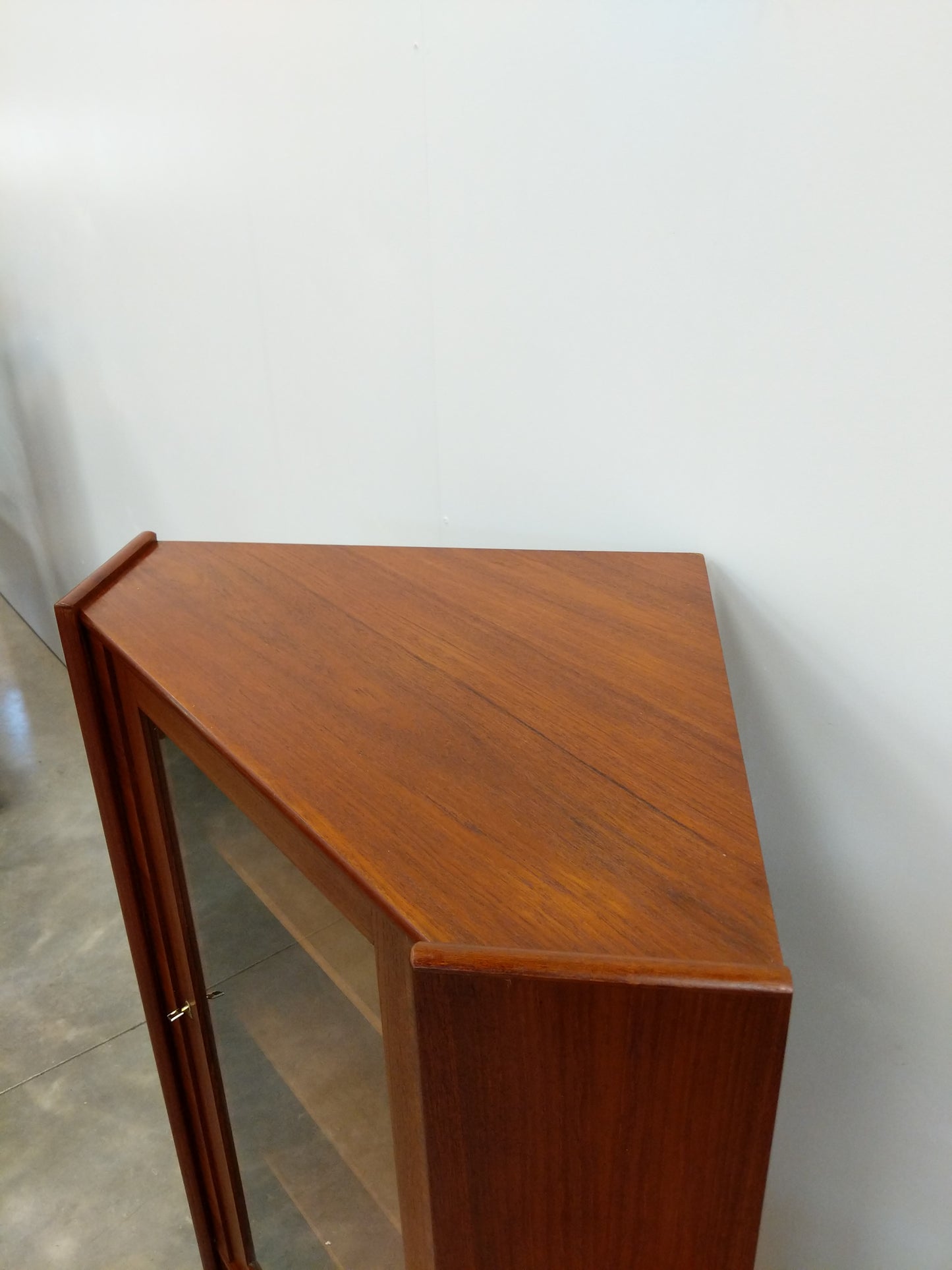 Vintage Danish Modern Teak Corner Cabinet by P. Rimme's