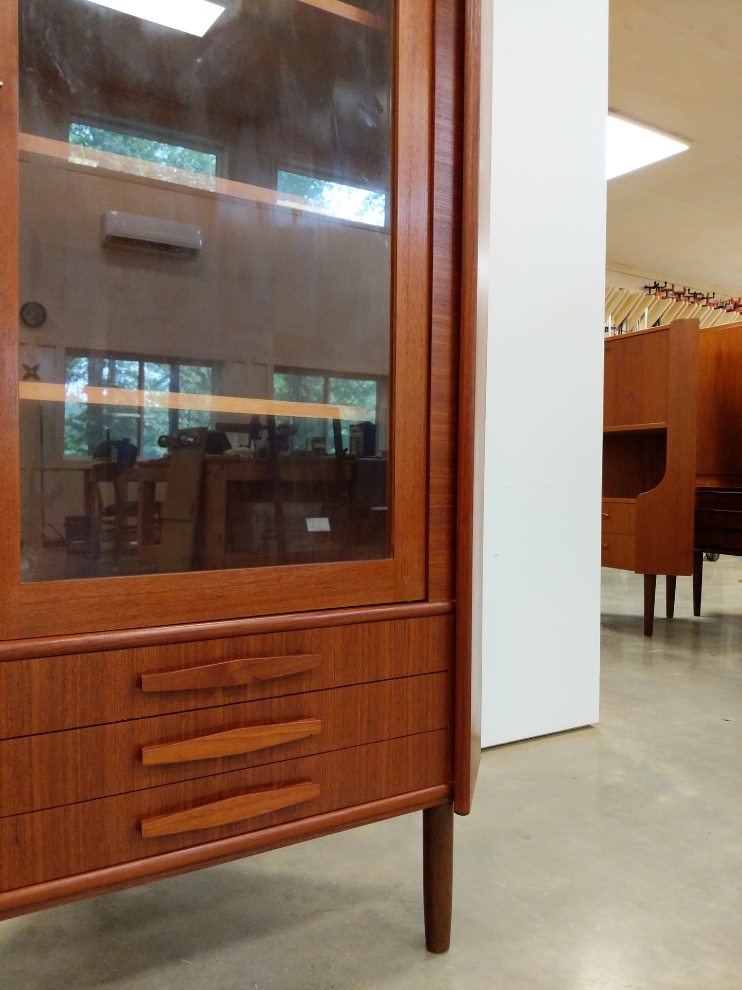 Vintage Danish Modern Teak Corner Cabinet by P. Rimme's