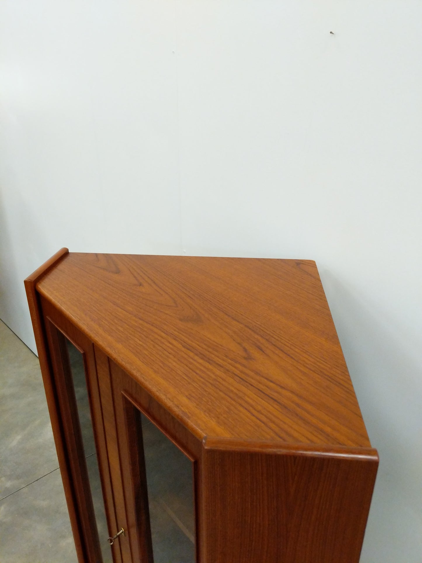 Vintage Danish Modern Teak Corner Cabinet